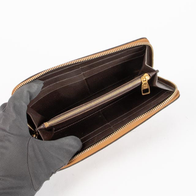 Louis Vuitton Camel Soie Leather Iena Wallet
