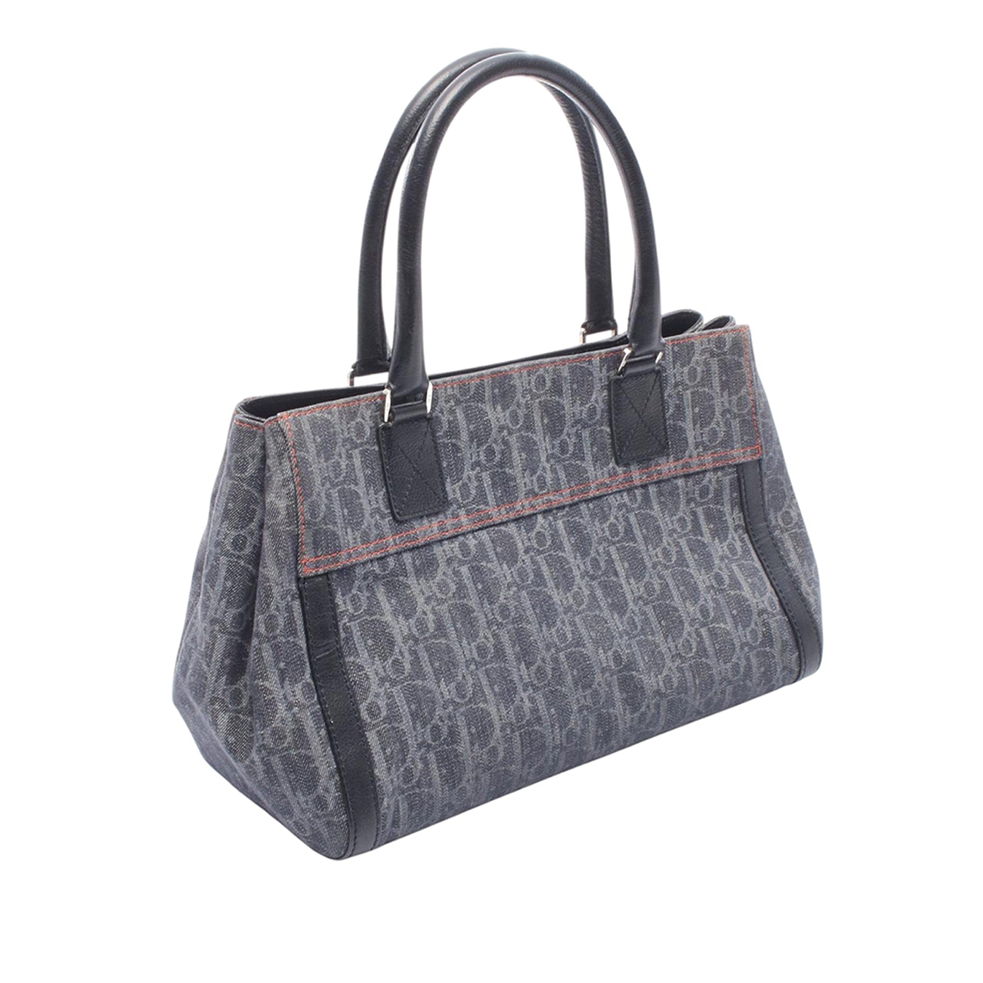 Diorissimo Trotter Denim Flight Handle Bag
