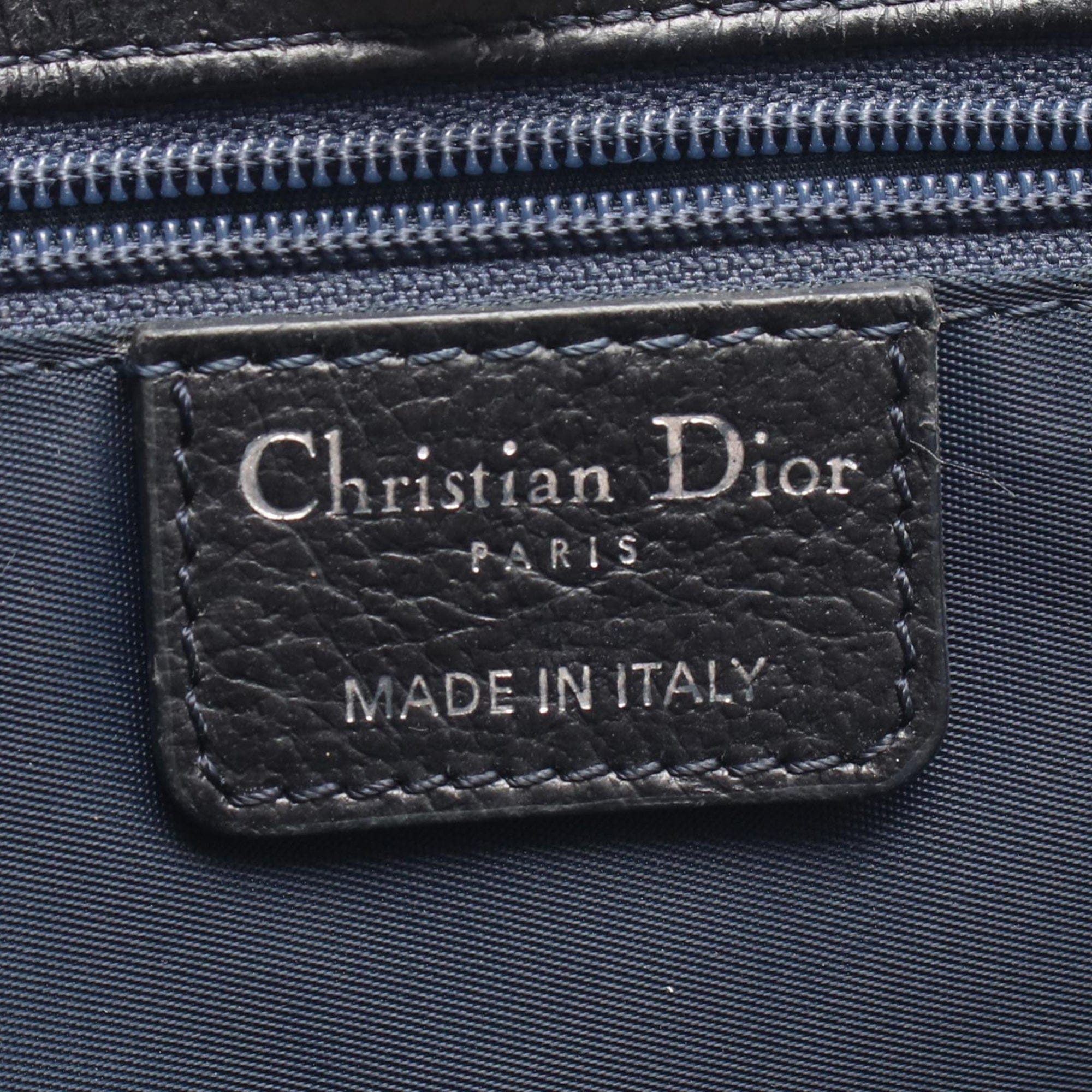 Diorissimo Trotter Denim Flight Handle Bag