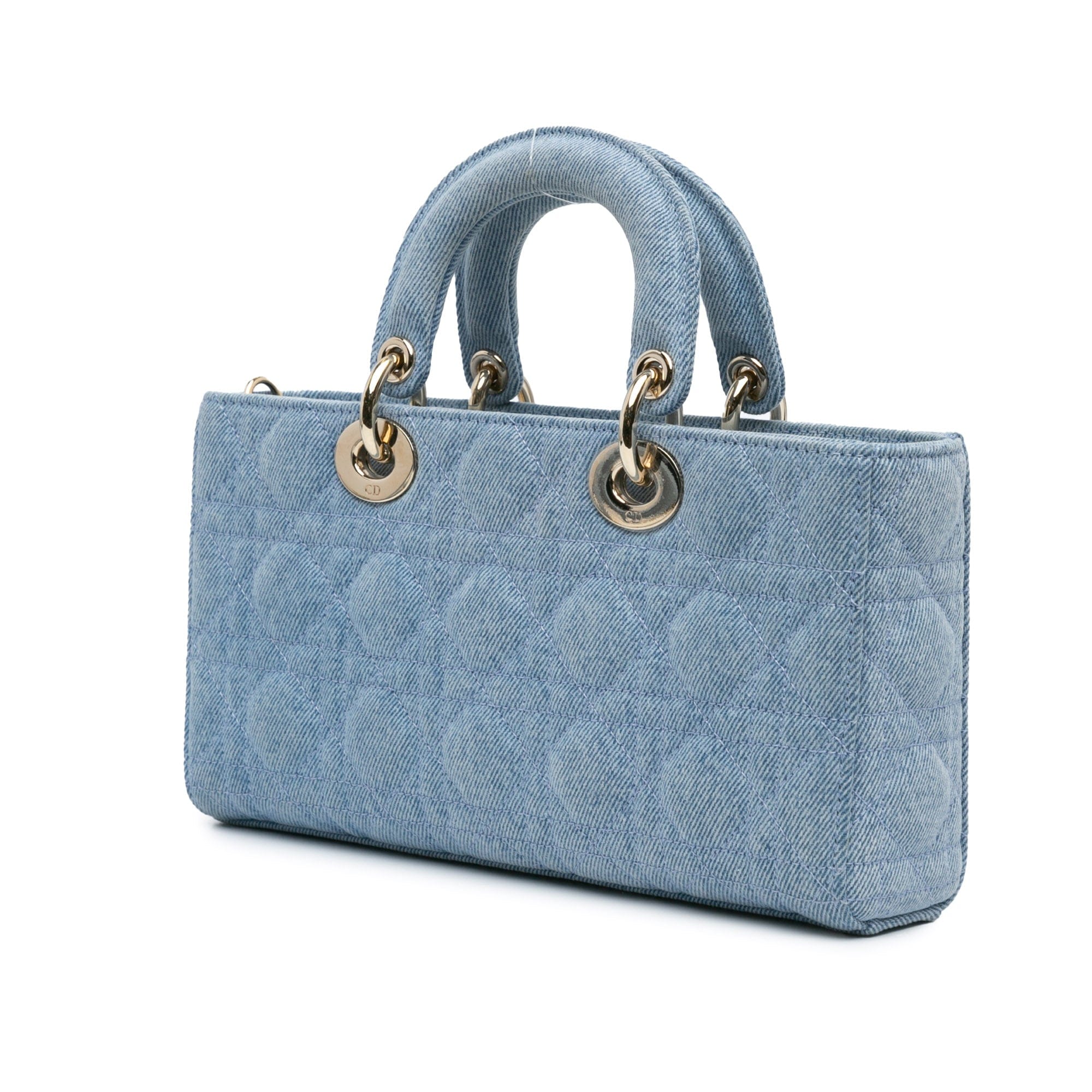 Dior Medium Denim Cannage Lady D Joy