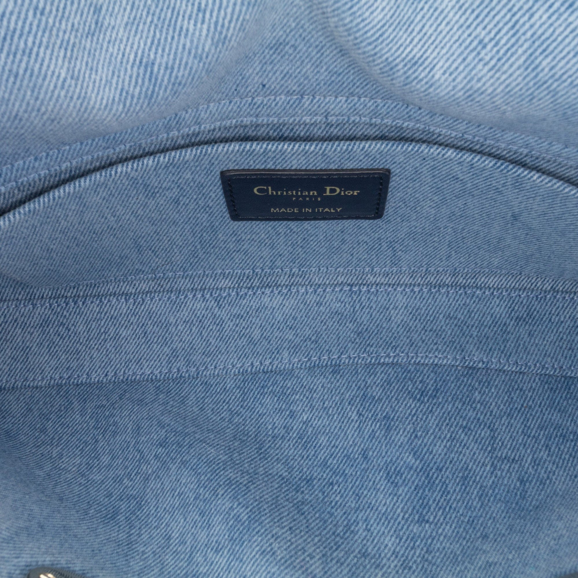 Dior Medium Denim Cannage Lady D Joy