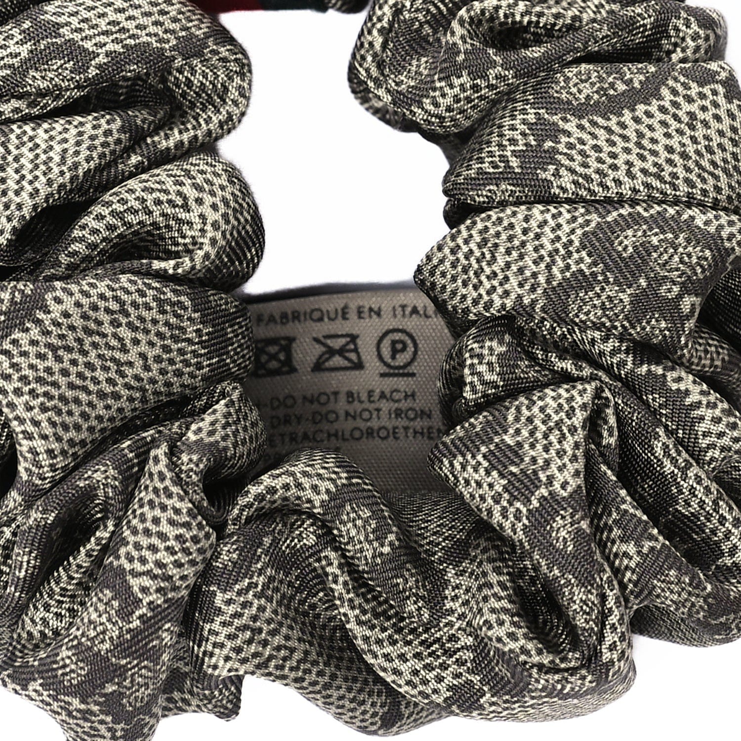 Gucci Silk Monogram Web Flora Print Scrunchies Set Multicolor Multicolor