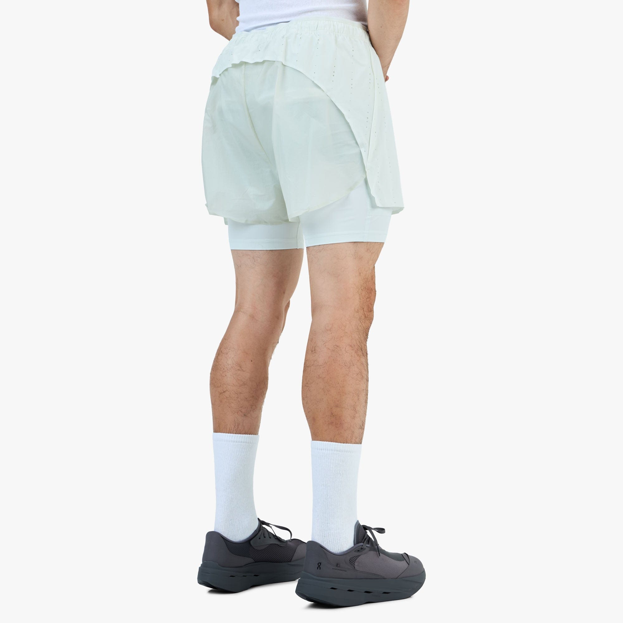 On Running On x PAF Zero 2 - in - 1 Shorts PAF Ice / Gale