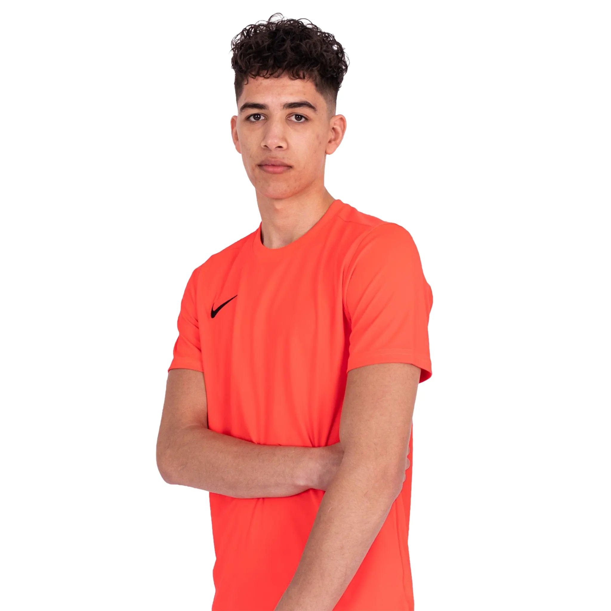 Nike Dri - FIT Park VII SS Bright Crimson Black T-Shirt