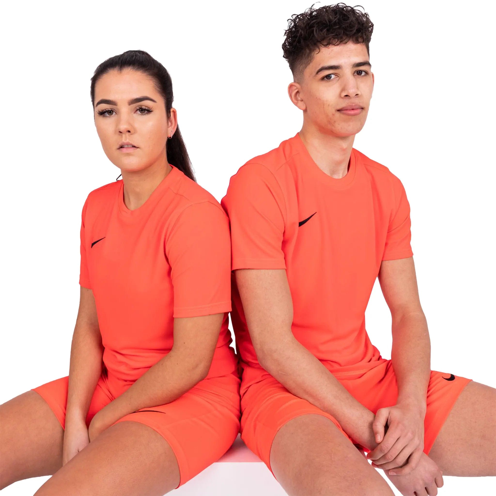 Nike Dri - FIT Park VII SS Bright Crimson Black T-Shirt