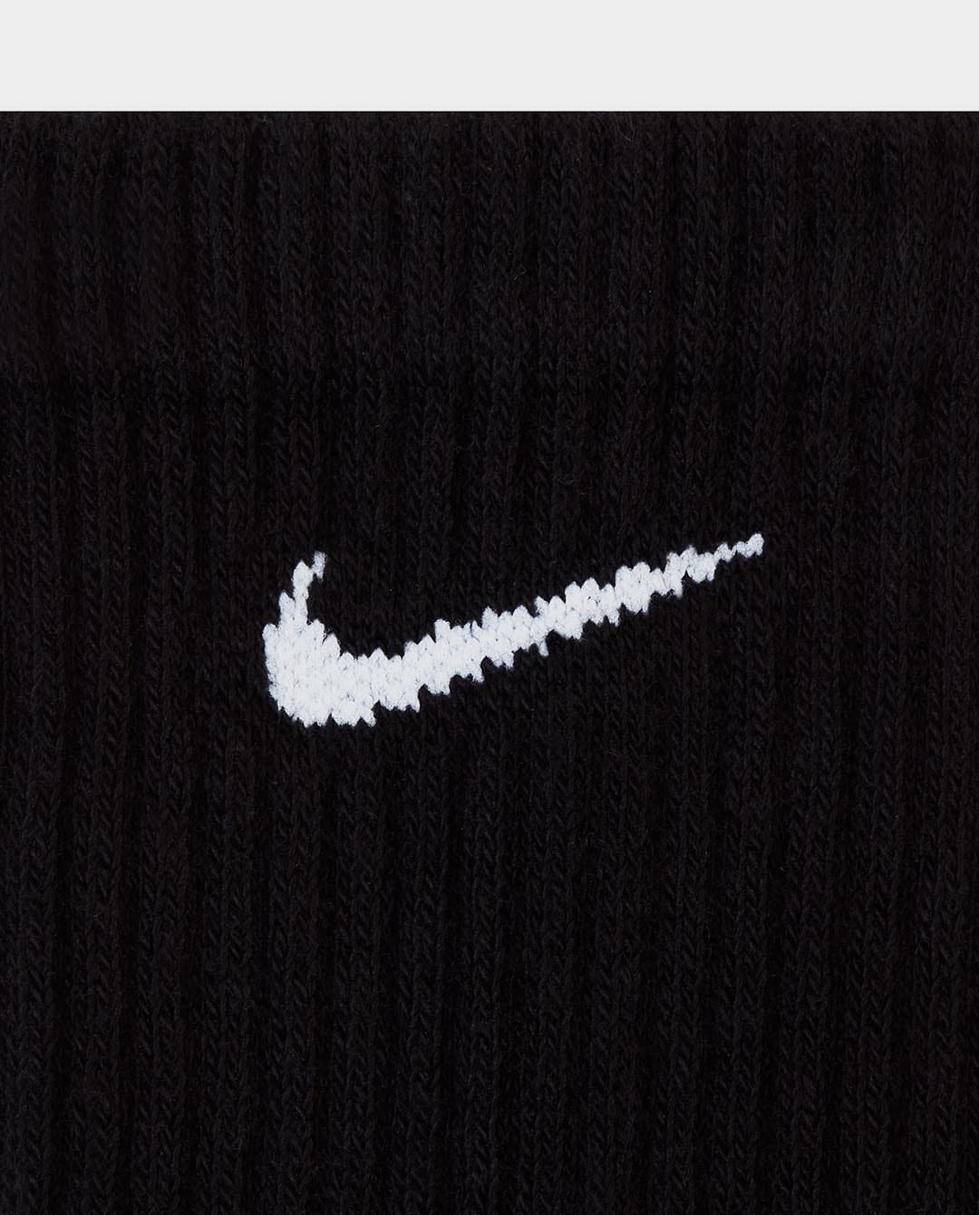 Nike - Everyday Cushioned 3pk Crew Sock - Black