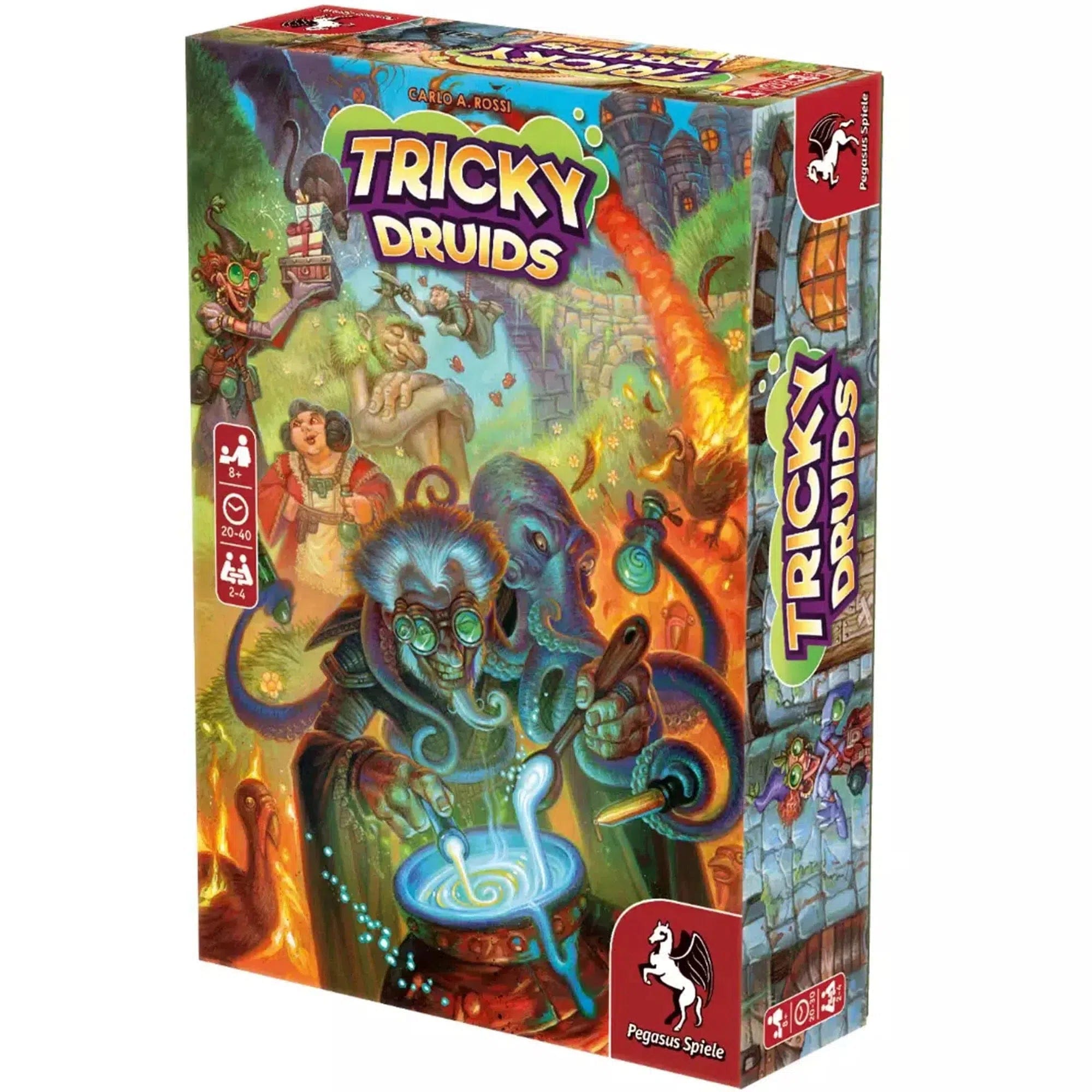 Nike Tricky Druids - Dice - Based Magic Board Game for Family, Adults, and Children (2 - 4 Players, Ages 8+) - Pegasus Spiele