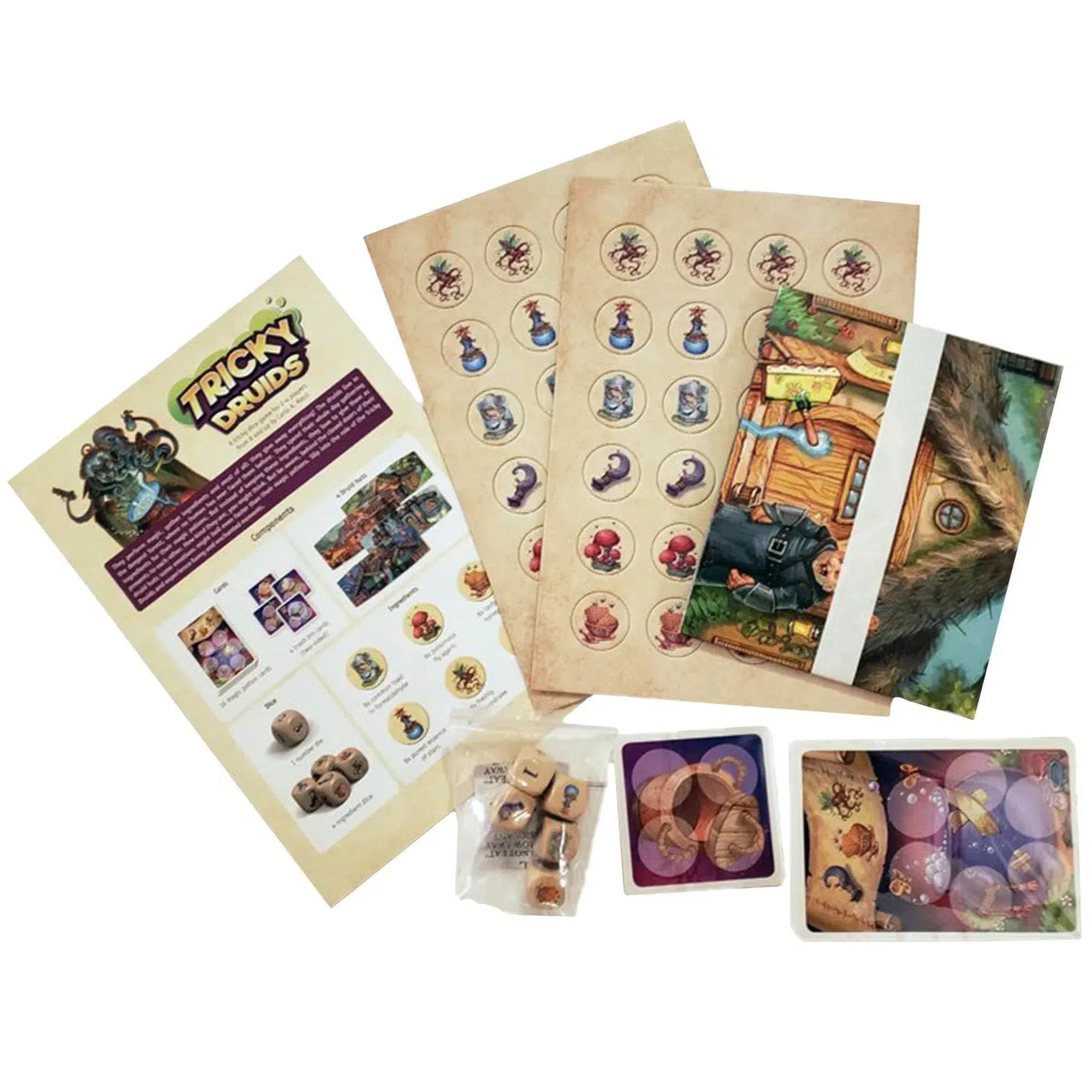 Nike Tricky Druids - Dice - Based Magic Board Game for Family, Adults, and Children (2 - 4 Players, Ages 8+) - Pegasus Spiele