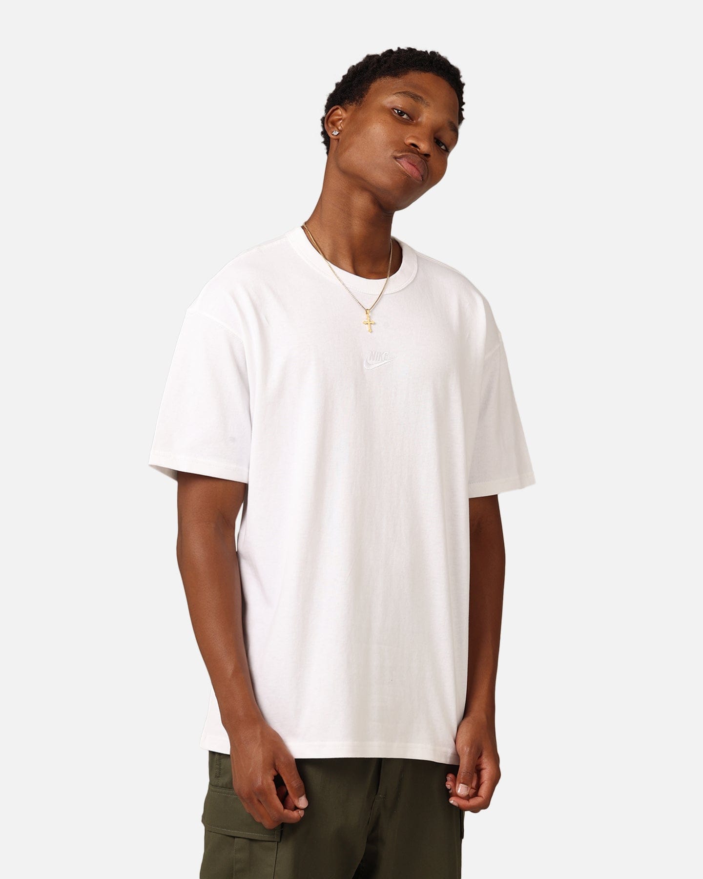 Nike Sportswear Premium Essentials Sustainable T - Shirt White/White