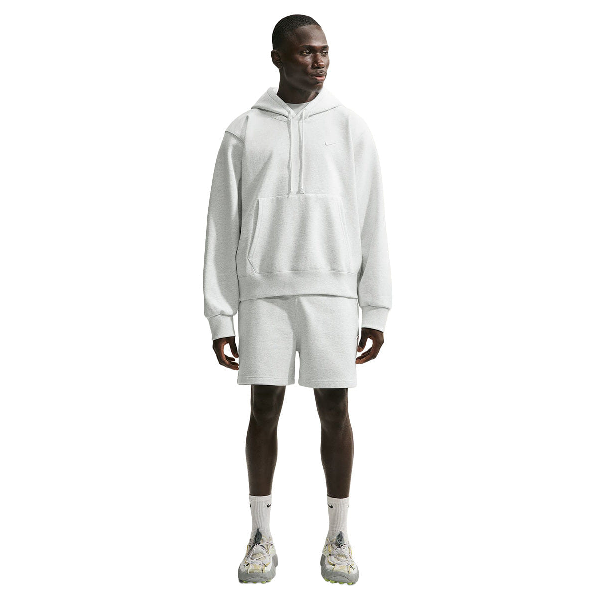 Nike Energy Mens Fleece Shorts BIRCH HEATHER