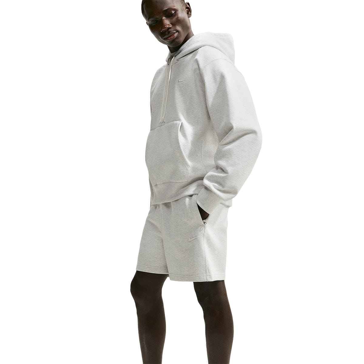 Nike Energy Mens Fleece Shorts BIRCH HEATHER