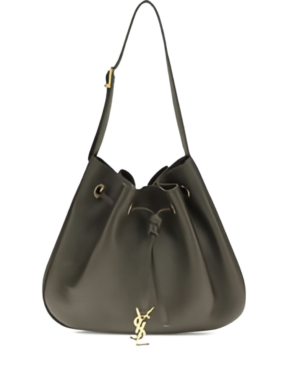 Saint Laurent Women Paris Vii Small Leather Hobo Bag