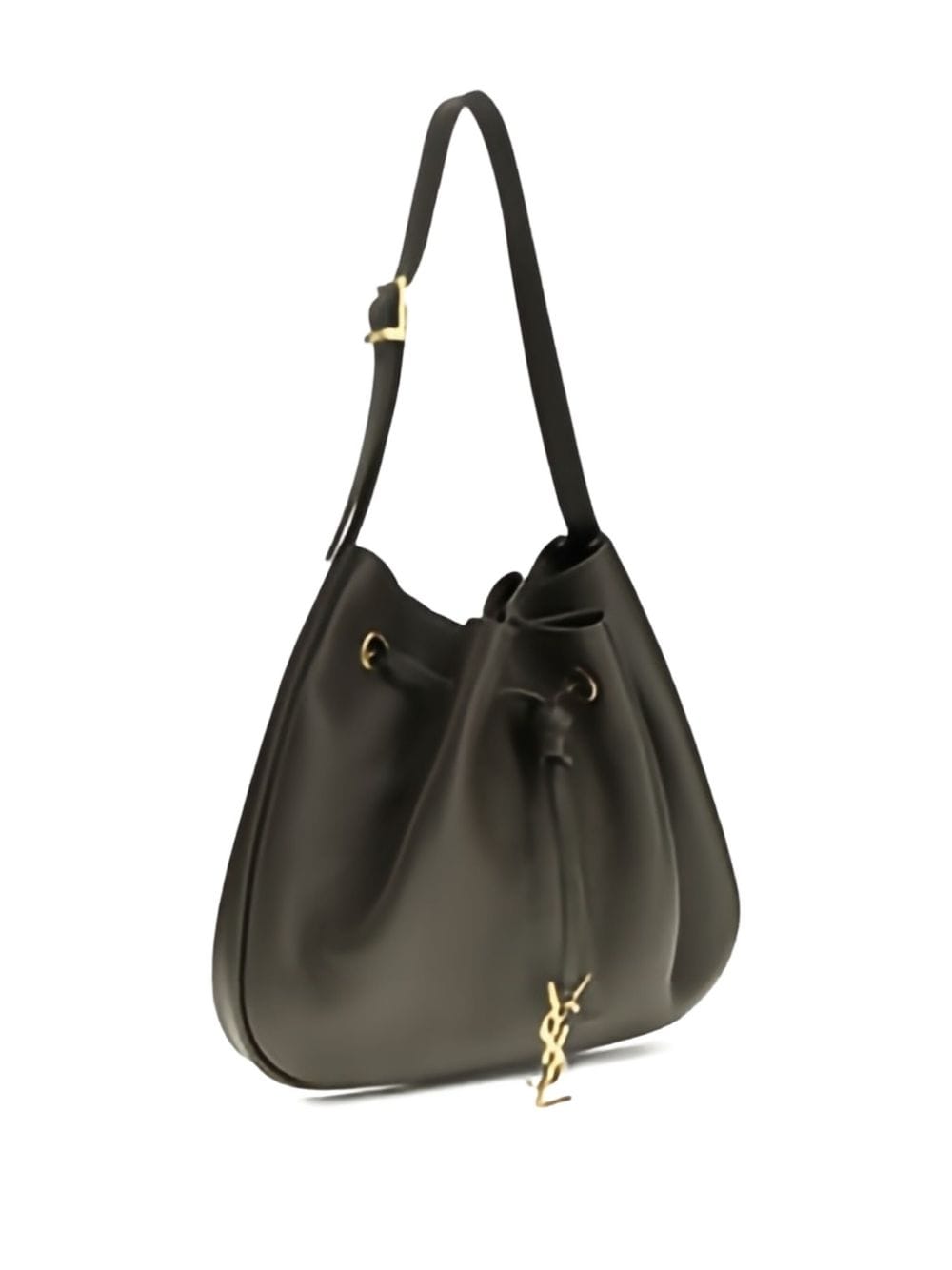 Saint Laurent Women Paris Vii Small Leather Hobo Bag
