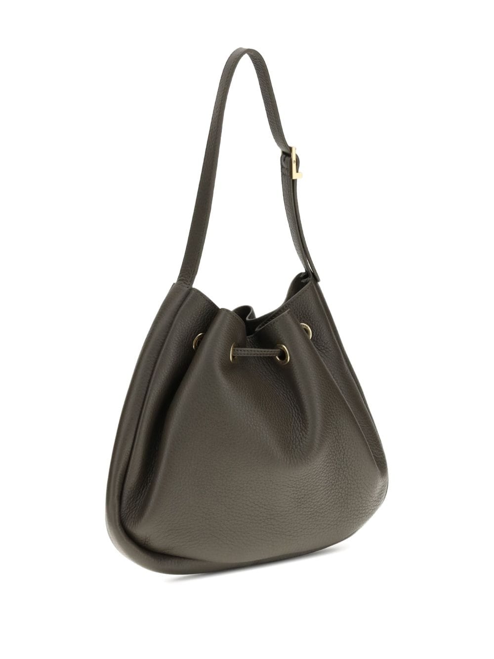Saint Laurent Women Paris Vii Small Leather Hobo Bag