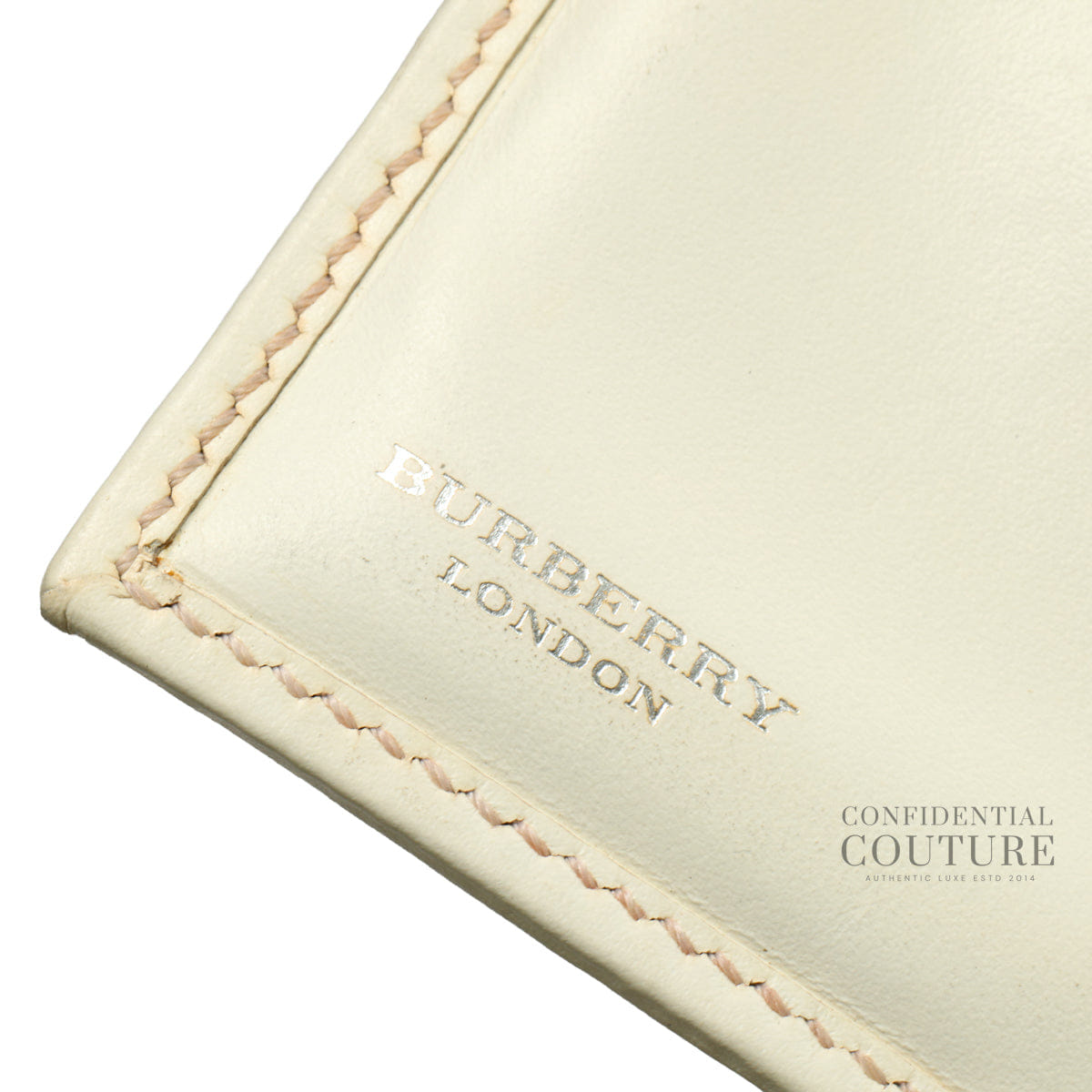 Burberry Check Plaid Print Multicolor Compact Wallet