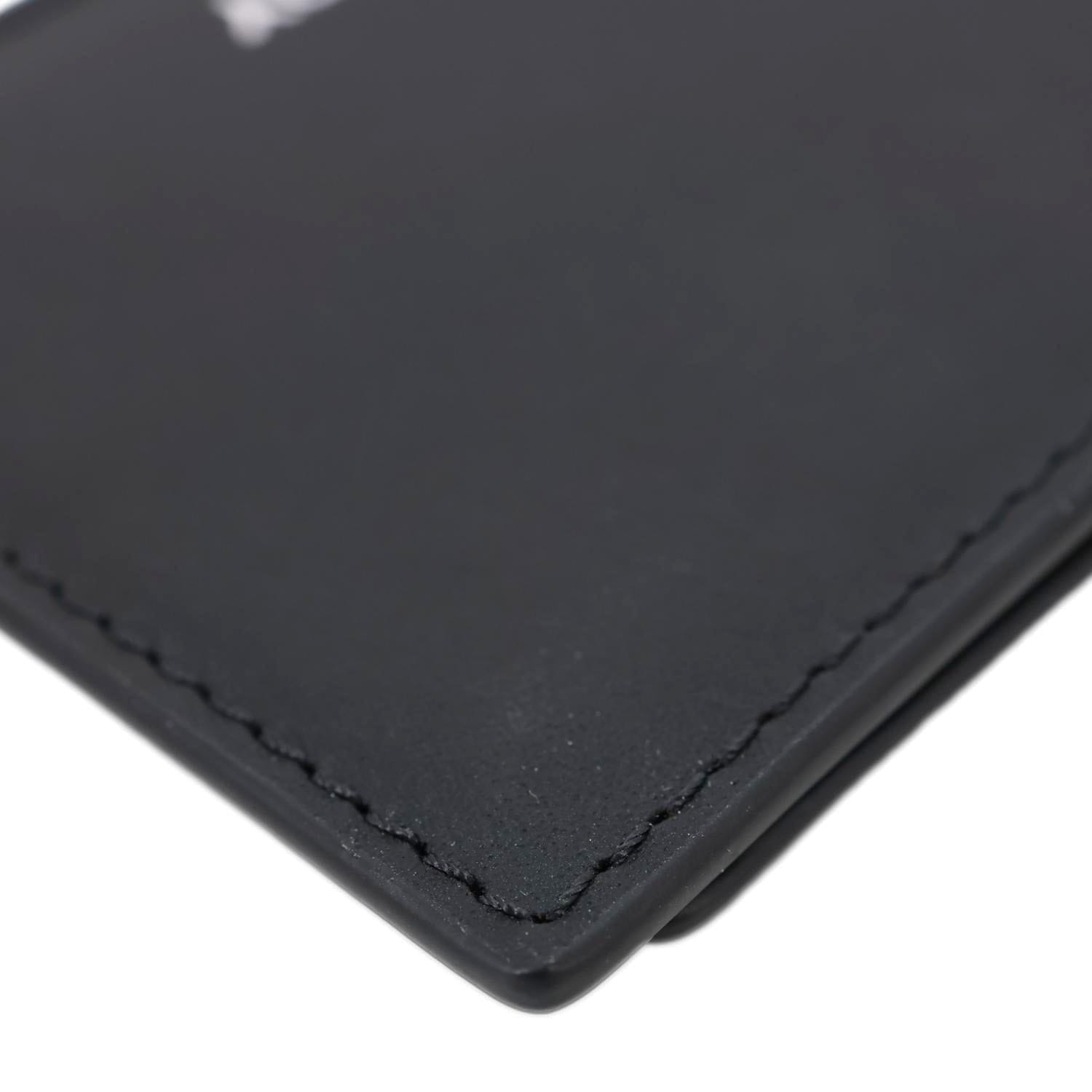 BURBERRY Leather Card Holder Black