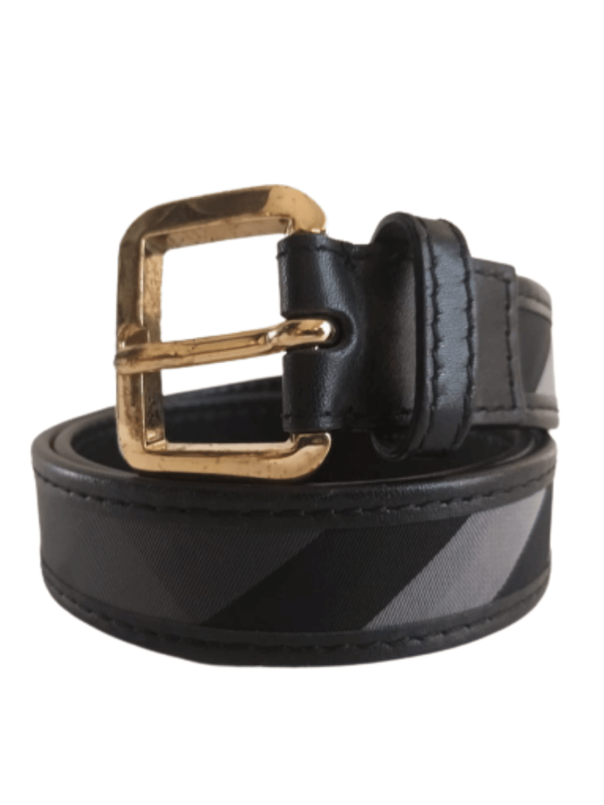 Burberry Blue Black Check Belt/Size - 28