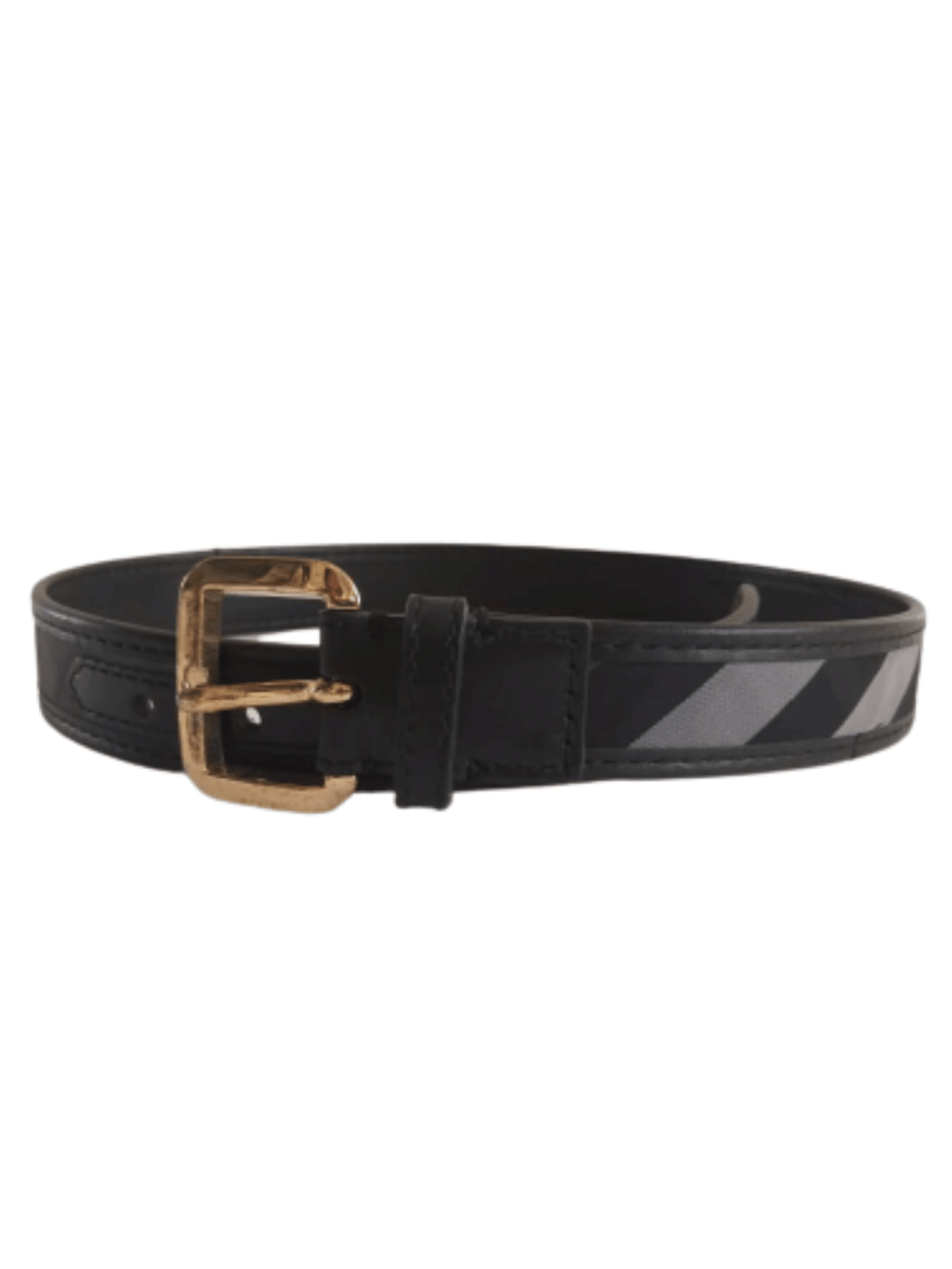 Burberry Blue Black Check Belt/Size - 28