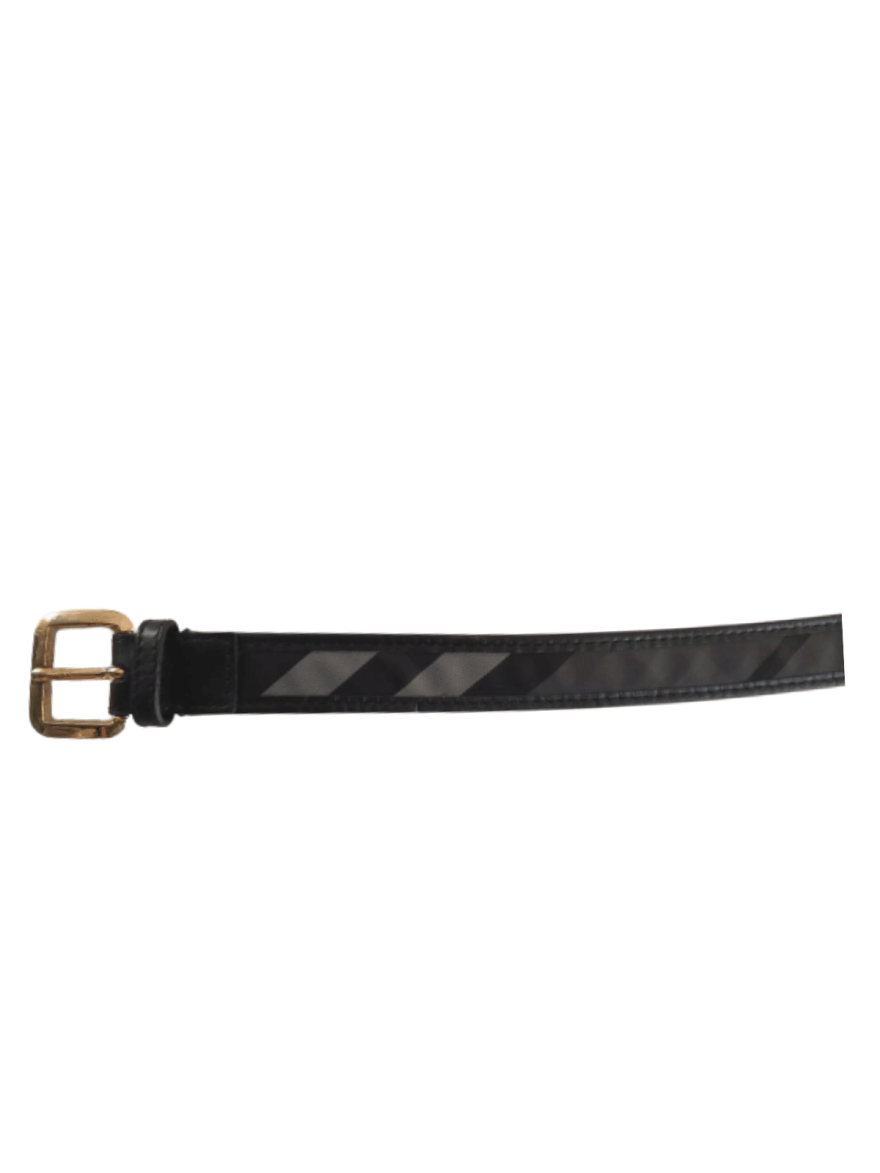 Burberry Blue Black Check Belt/Size - 28