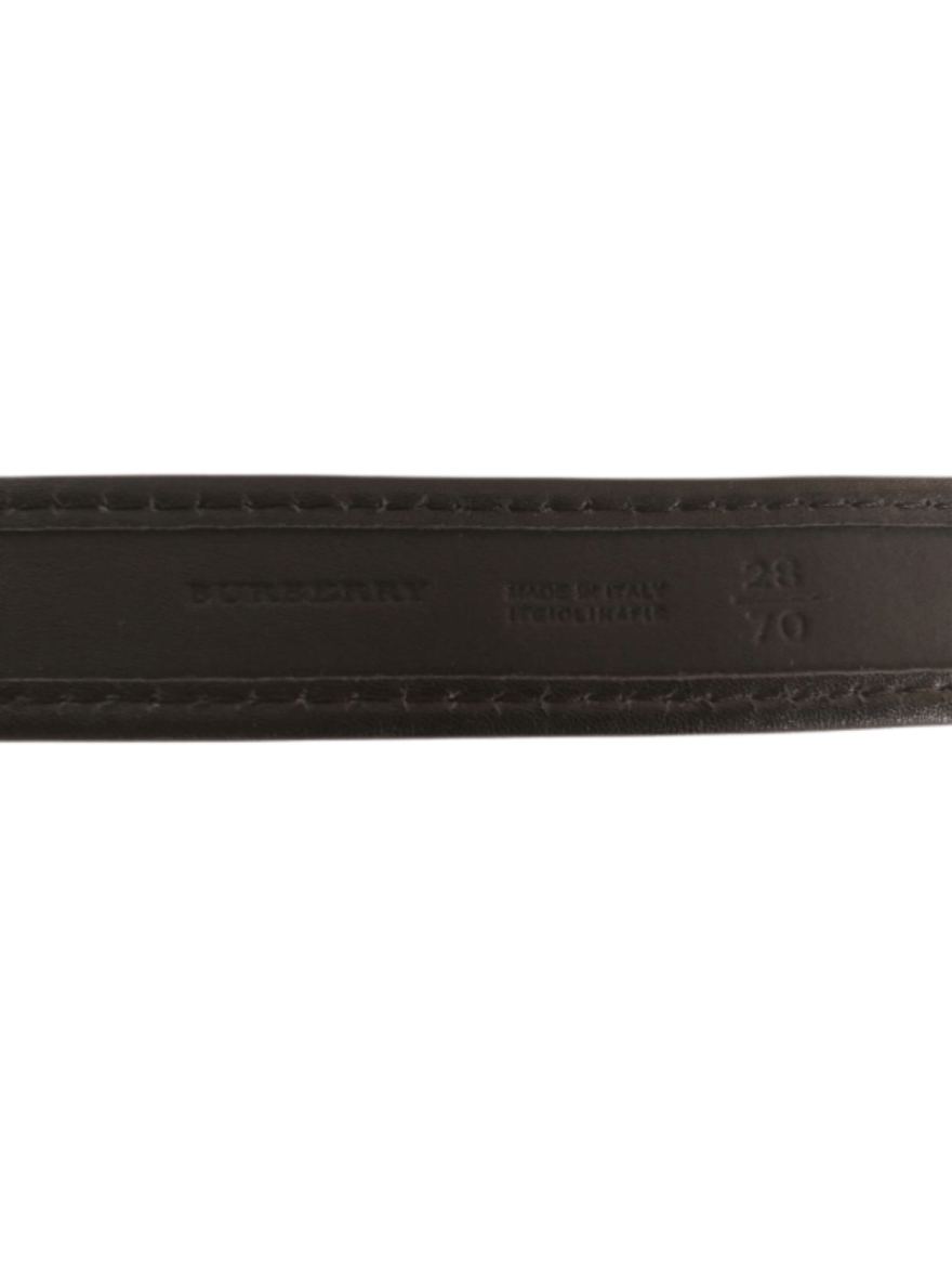 Burberry Blue Black Check Belt/Size - 28