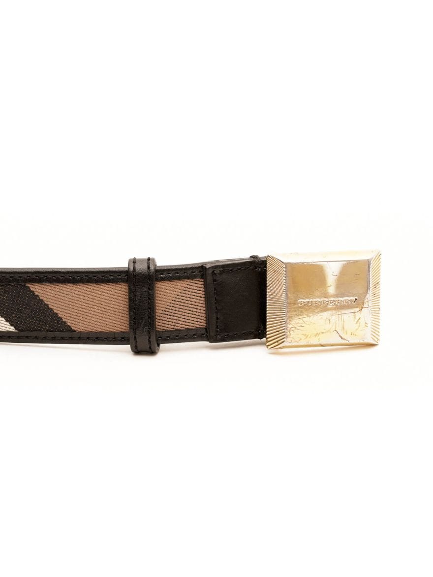 Burberry Signature Check Belt Size 36
