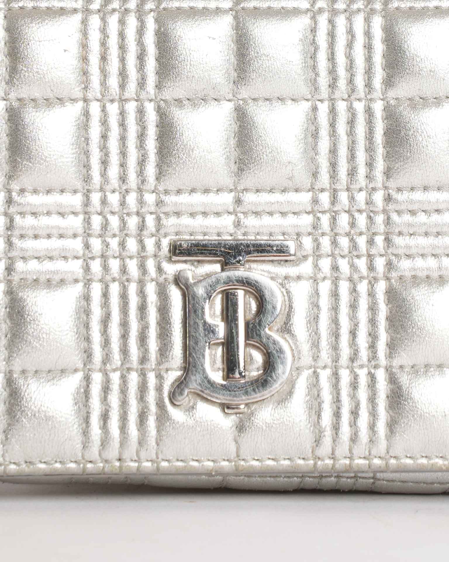 Burberry Lola Quilted Leather Chain Wallet