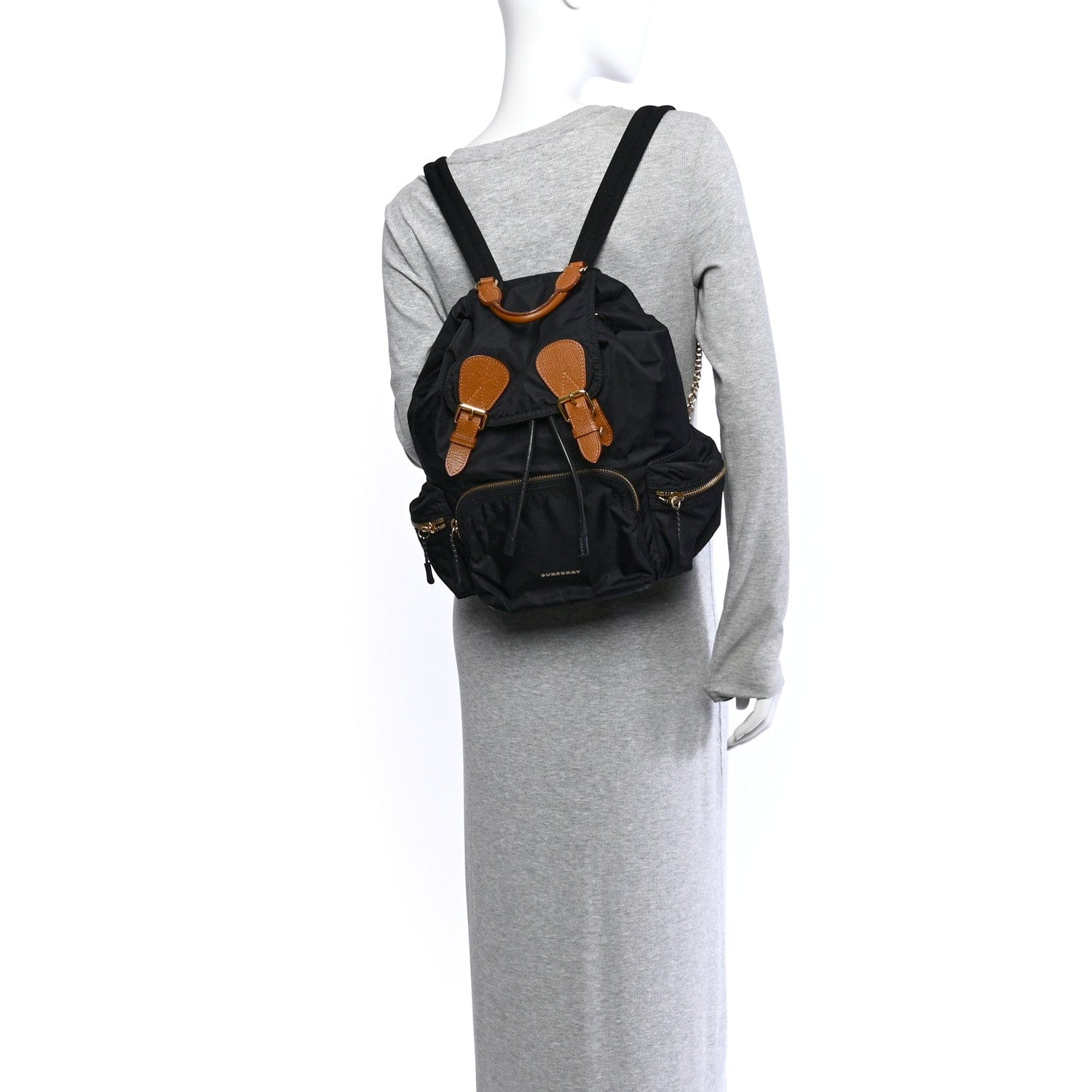 Burberry Nylon Small Rucksack Backpack Black