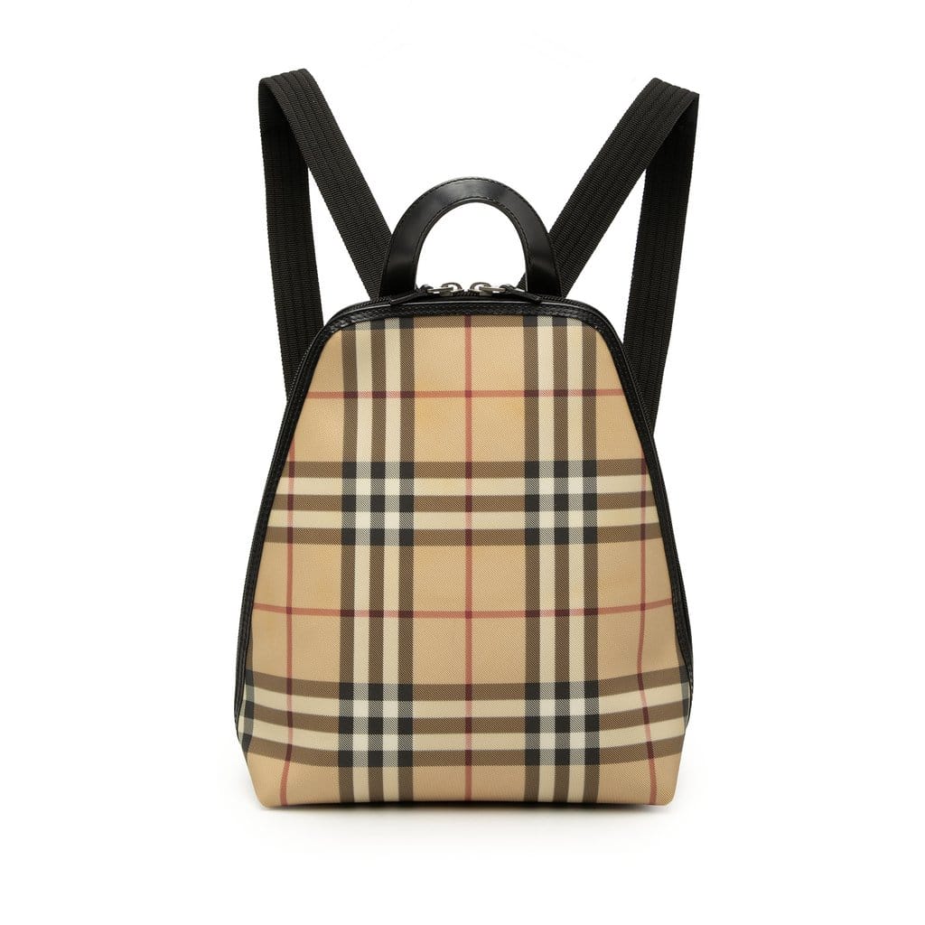 Burberry House Check Canvas Backpack