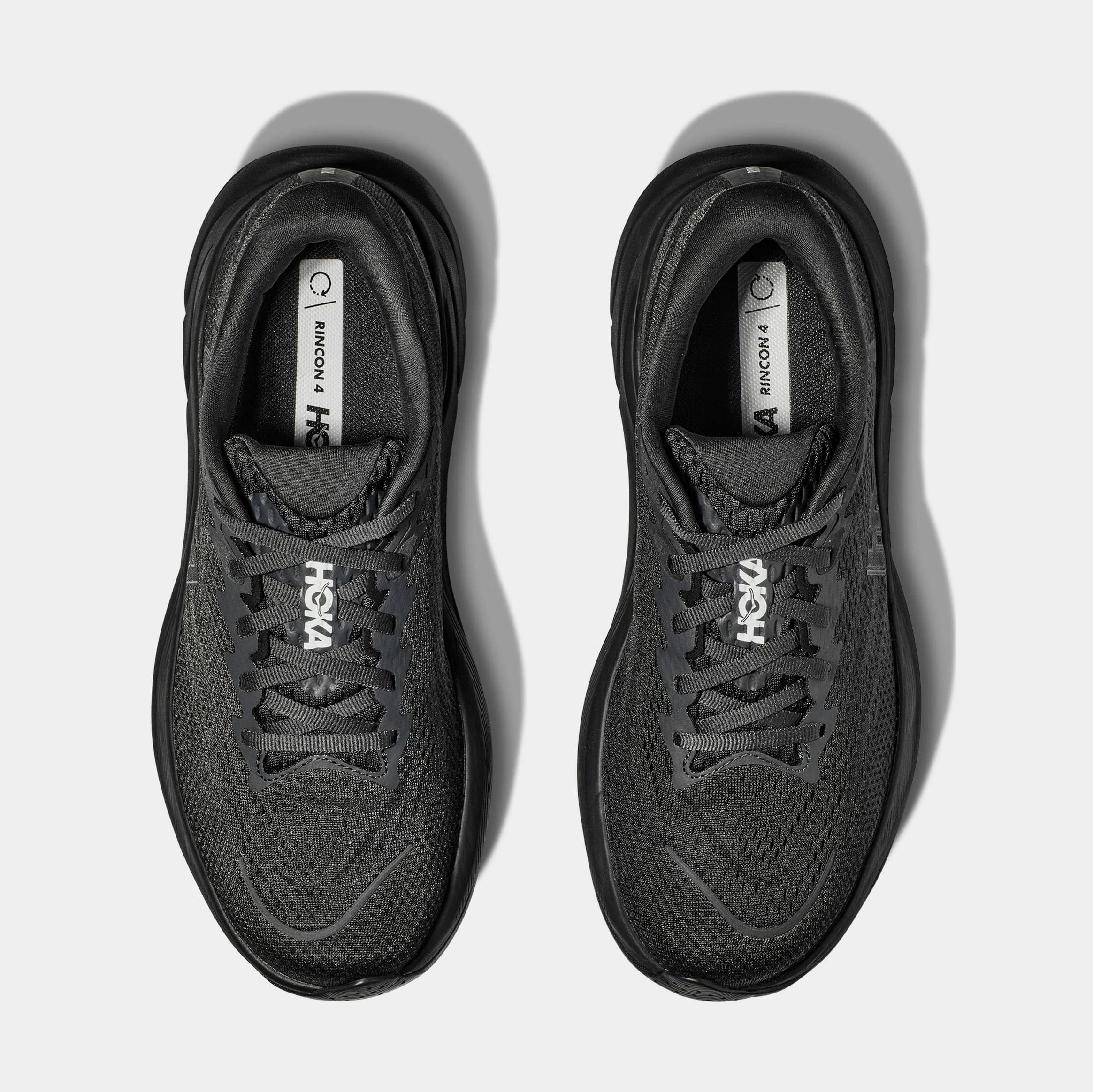 Hoka Rincon 4 Womens Running Shoes (Black/Black)