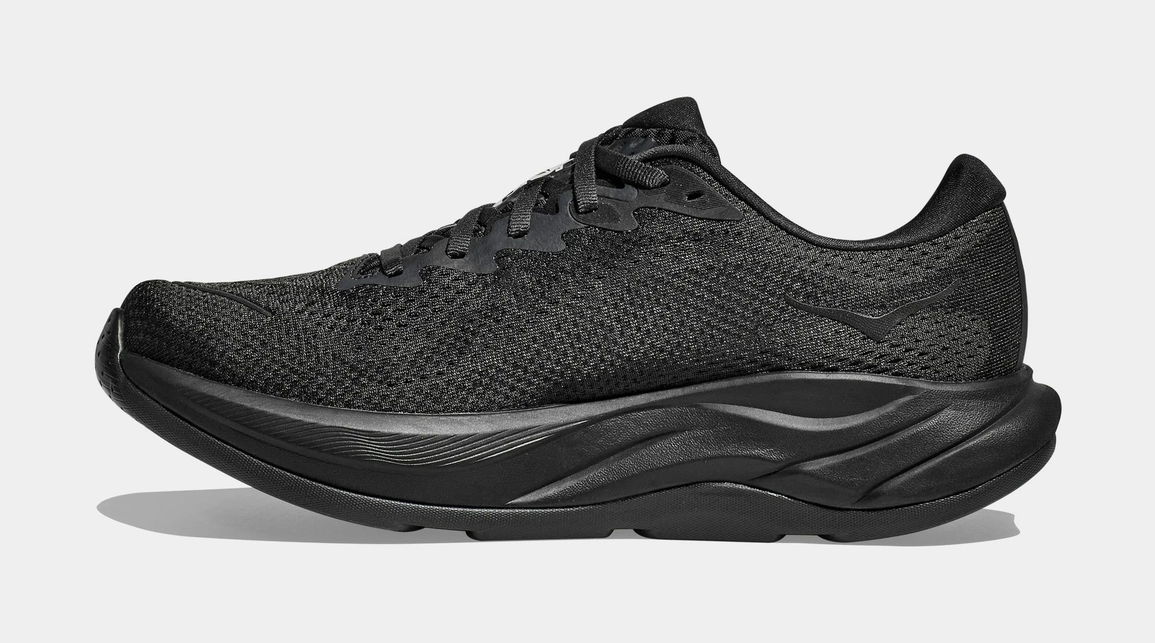 Hoka Rincon 4 Womens Running Shoes (Black/Black)