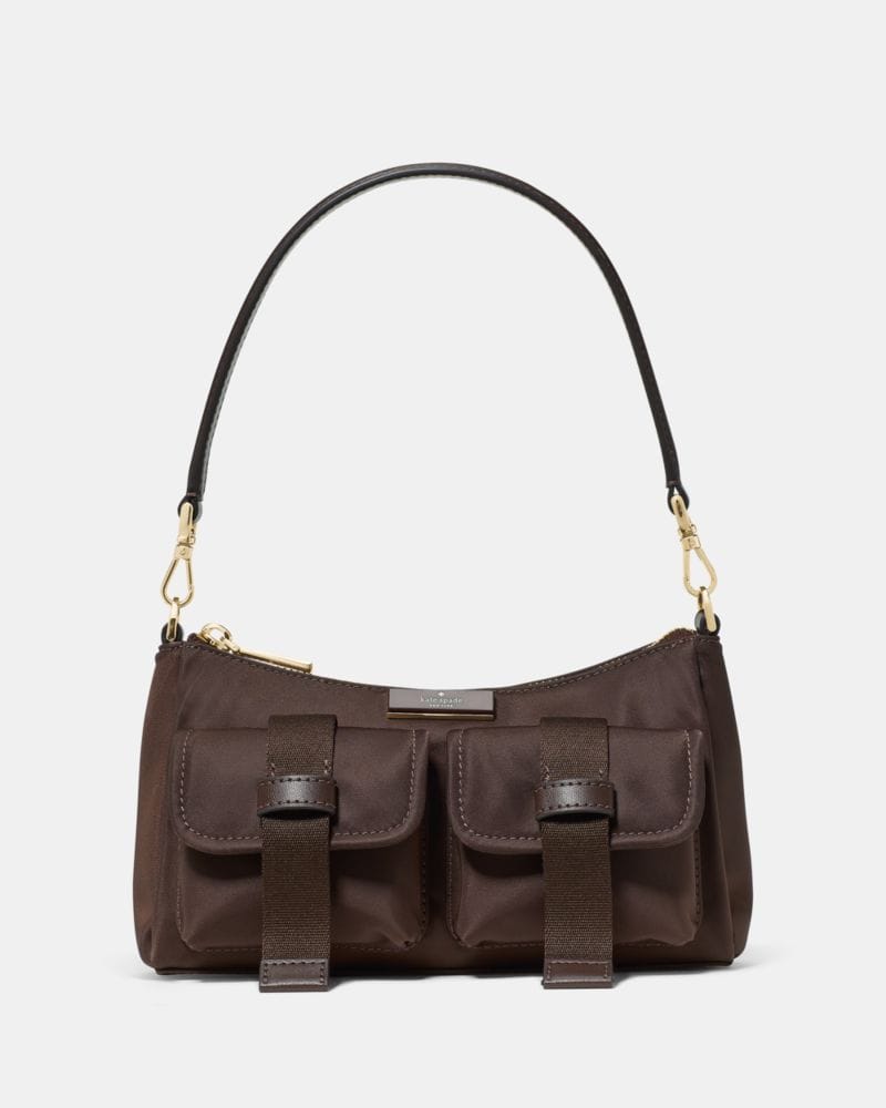 Kate Spade KateSpade Carter Nylon Cargo Crossbody Bag Hot Fudge