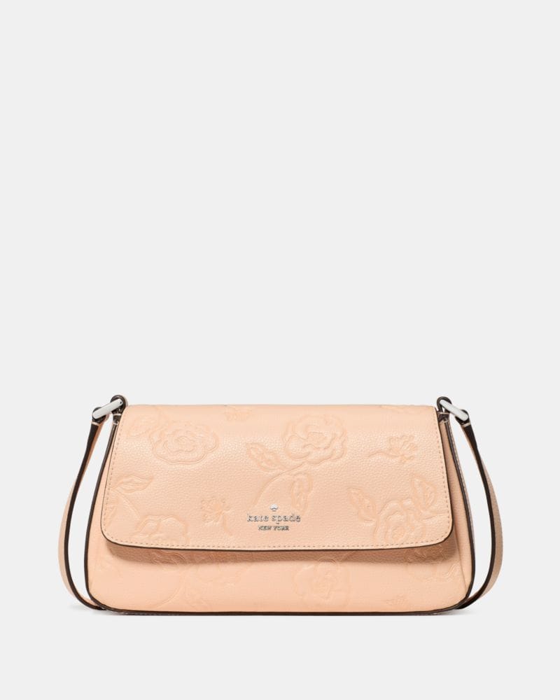 Kate Spade KateSpade Sutton Floral Mini Crossbody Bag Crisp Peach