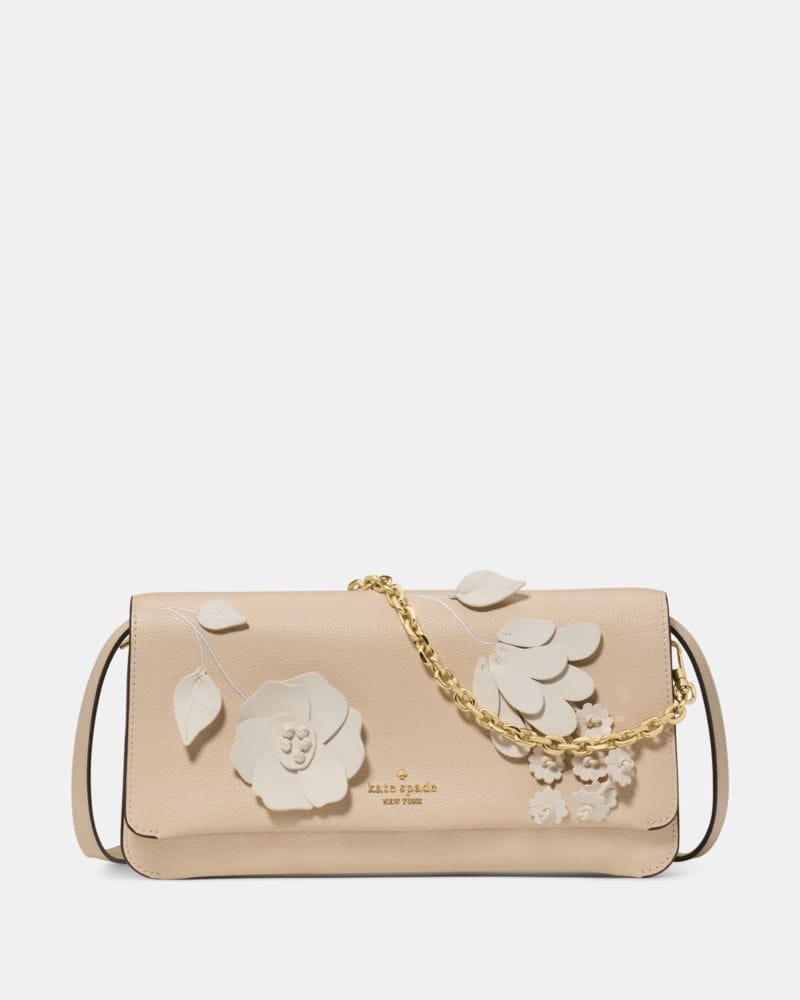 Kate Spade KateSpade Ivy Floral Crossbody Bag Milk Glass Multi