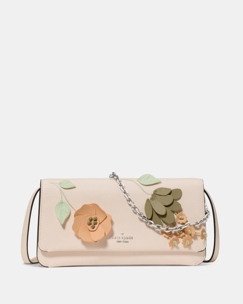 Kate Spade KateSpade Ivy Floral Crossbody Bag Fresh Peach Multi