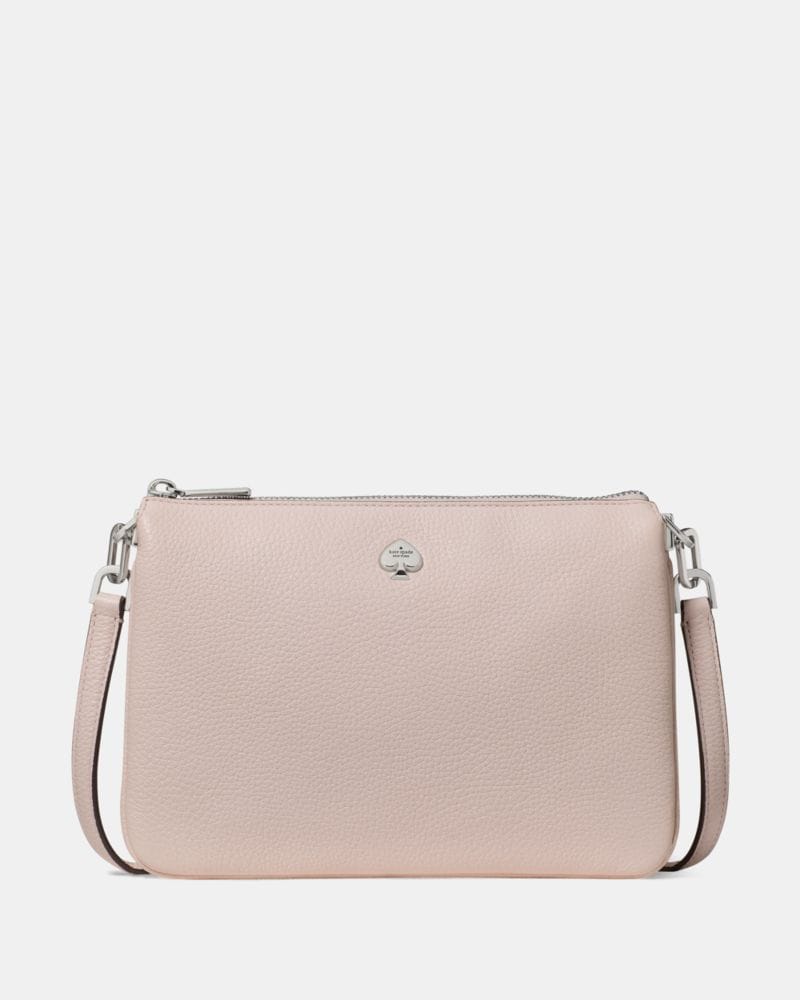 Kate Spade KateSpade Kayla Small Triple Compartment Crossbody Powdered Sugar