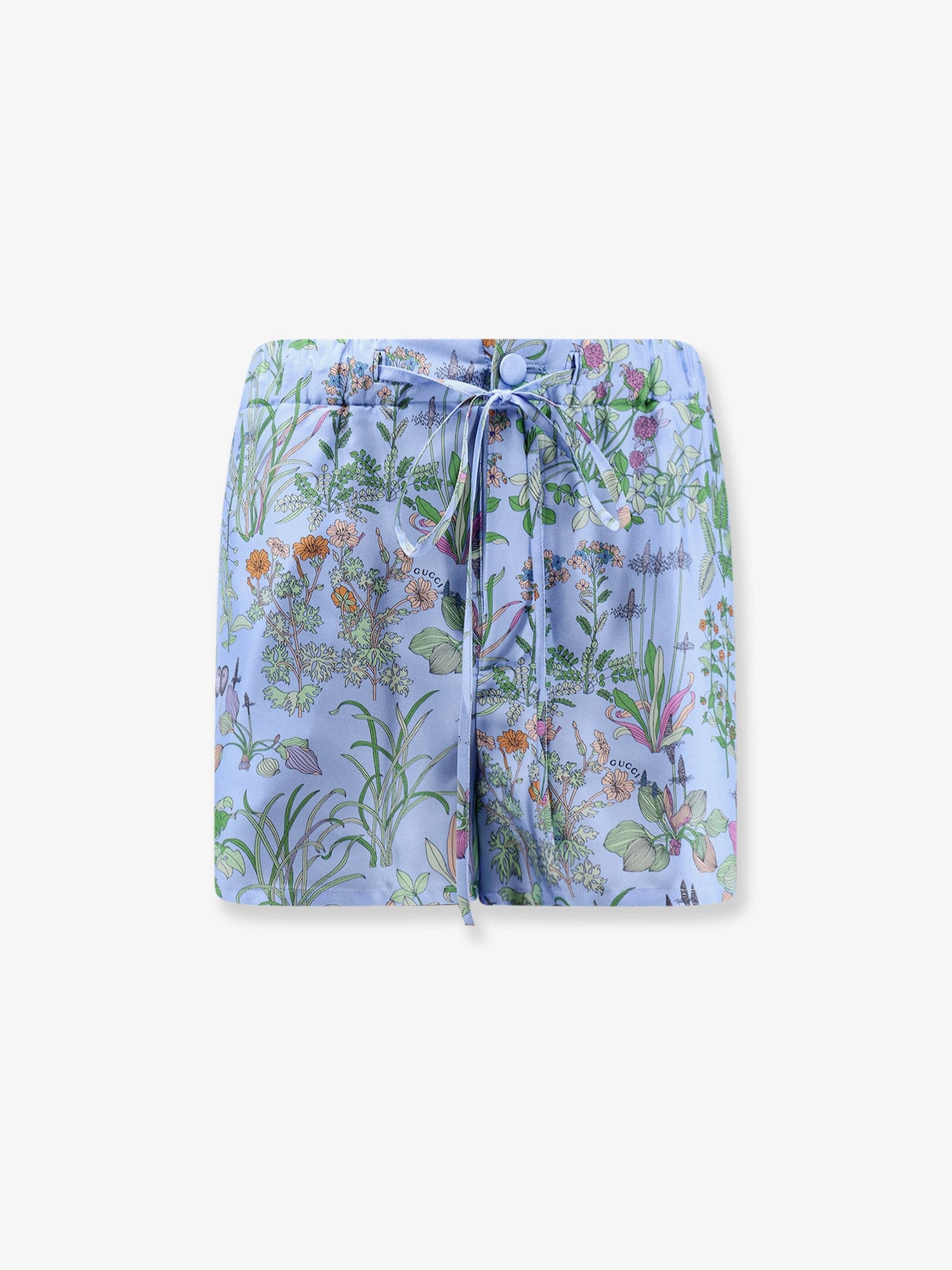 Gucci Printed silk shorts
