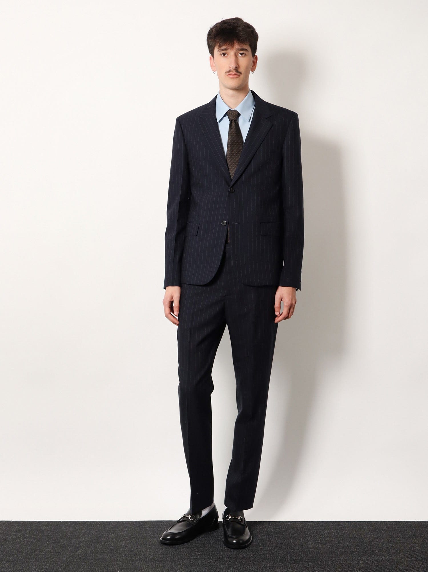 Gucci pinstripe wool trousers