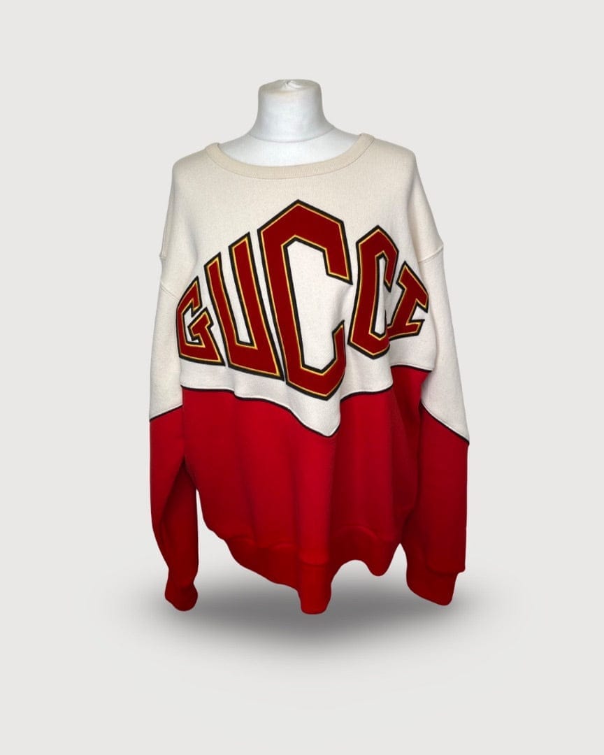 Gucci cream red Gucci Sweatshirt, M