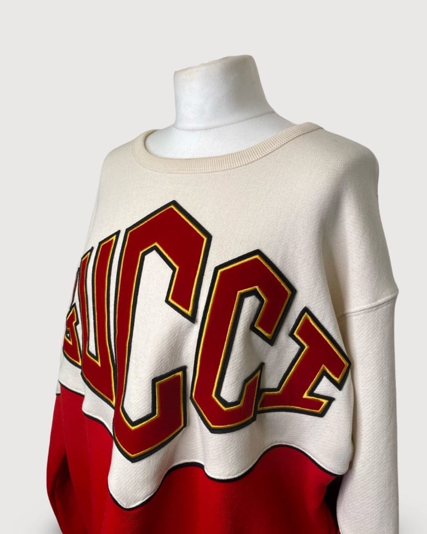 Gucci cream red Gucci Sweatshirt, M