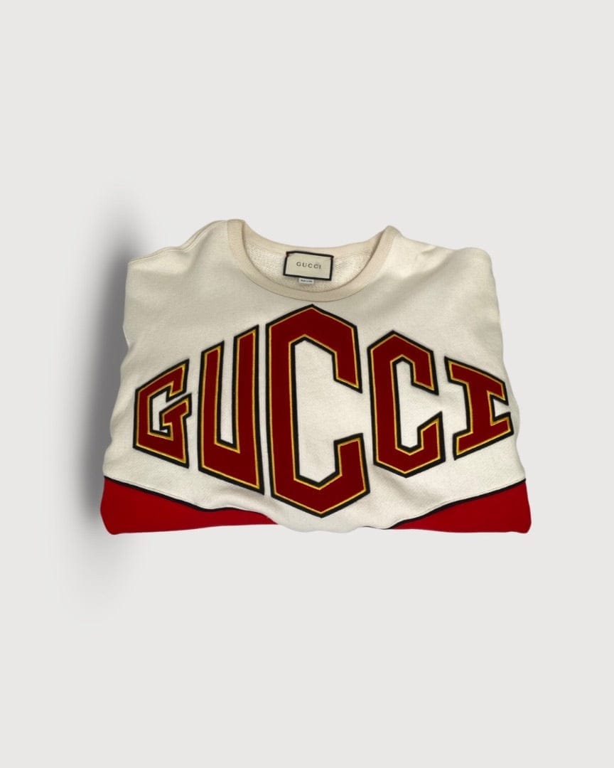 Gucci cream red Gucci Sweatshirt, M