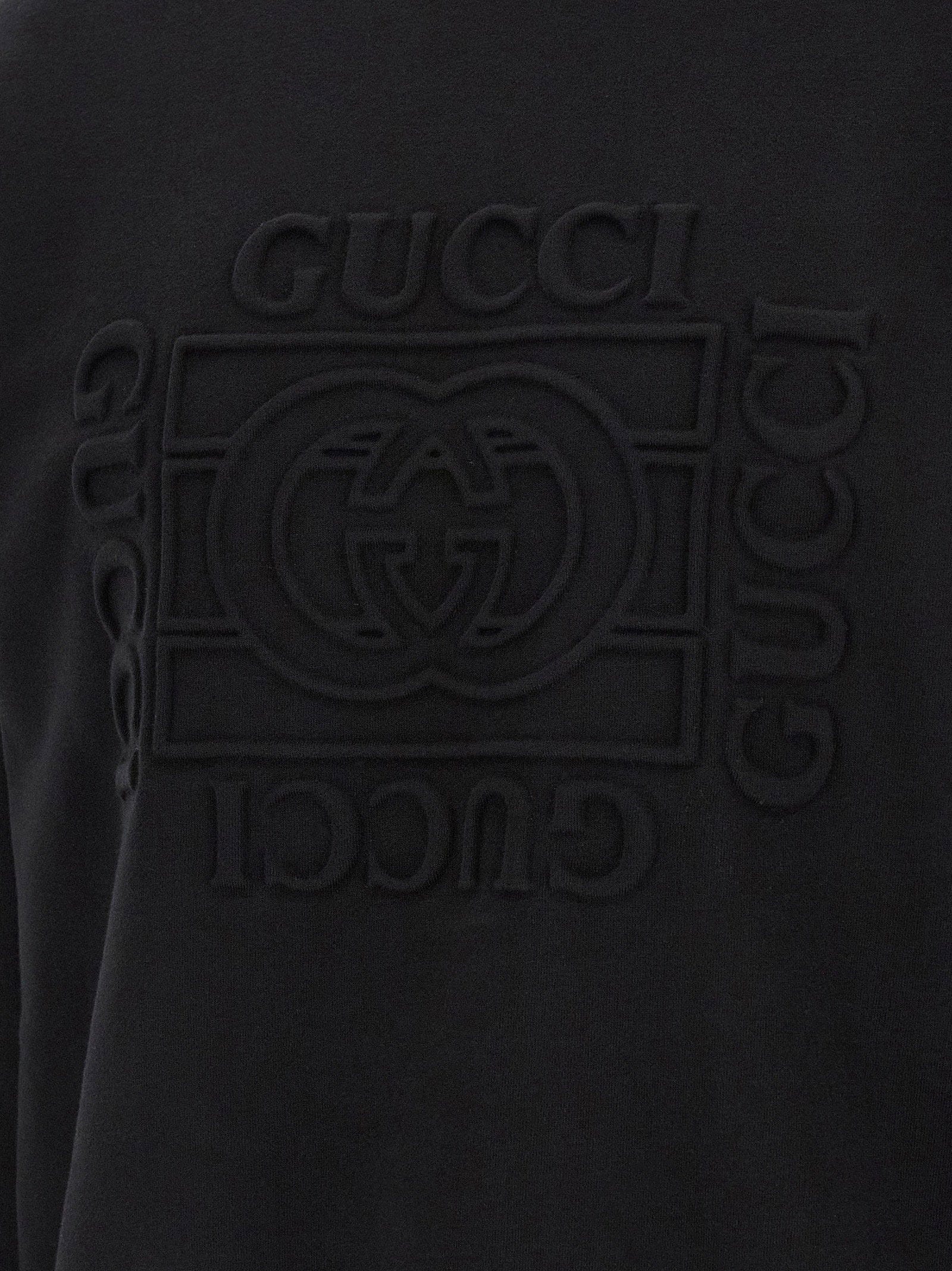 Gucci Incrocio GG Sweatshirt — Black