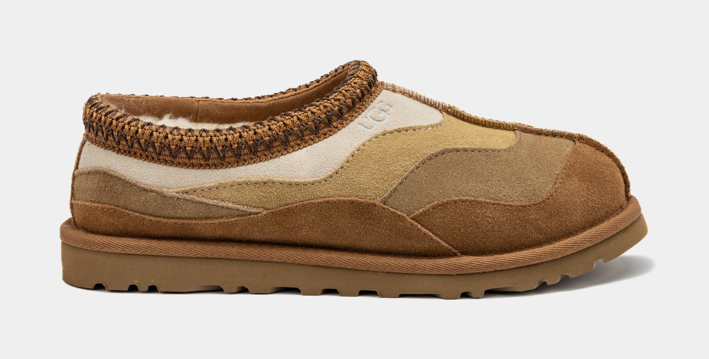 UGG Shoe Palace Exclusive Tasman Painted Hills Mens Sandals (Chestnut)
