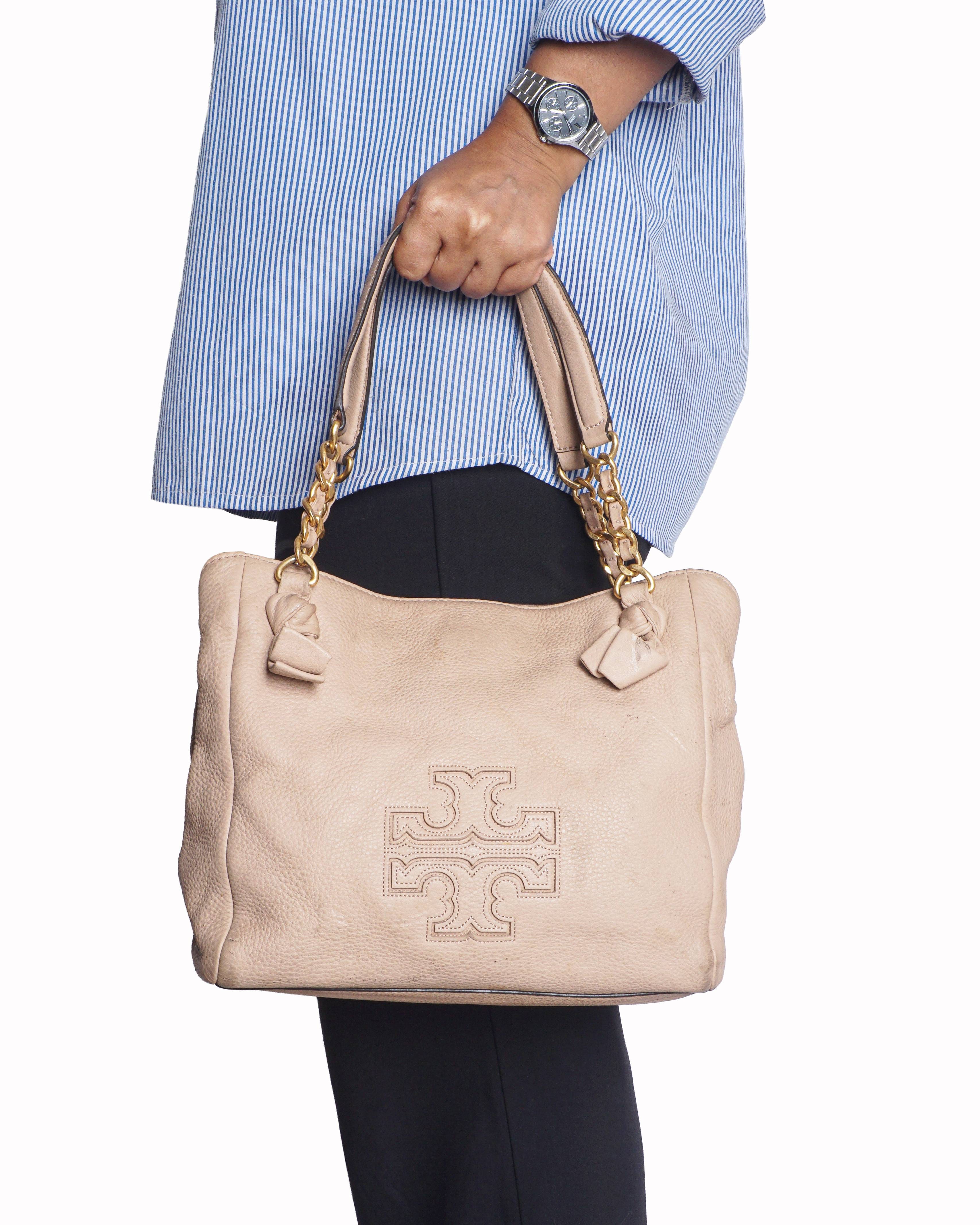 Tory Burch Slouchy Leather Shoulder Bag