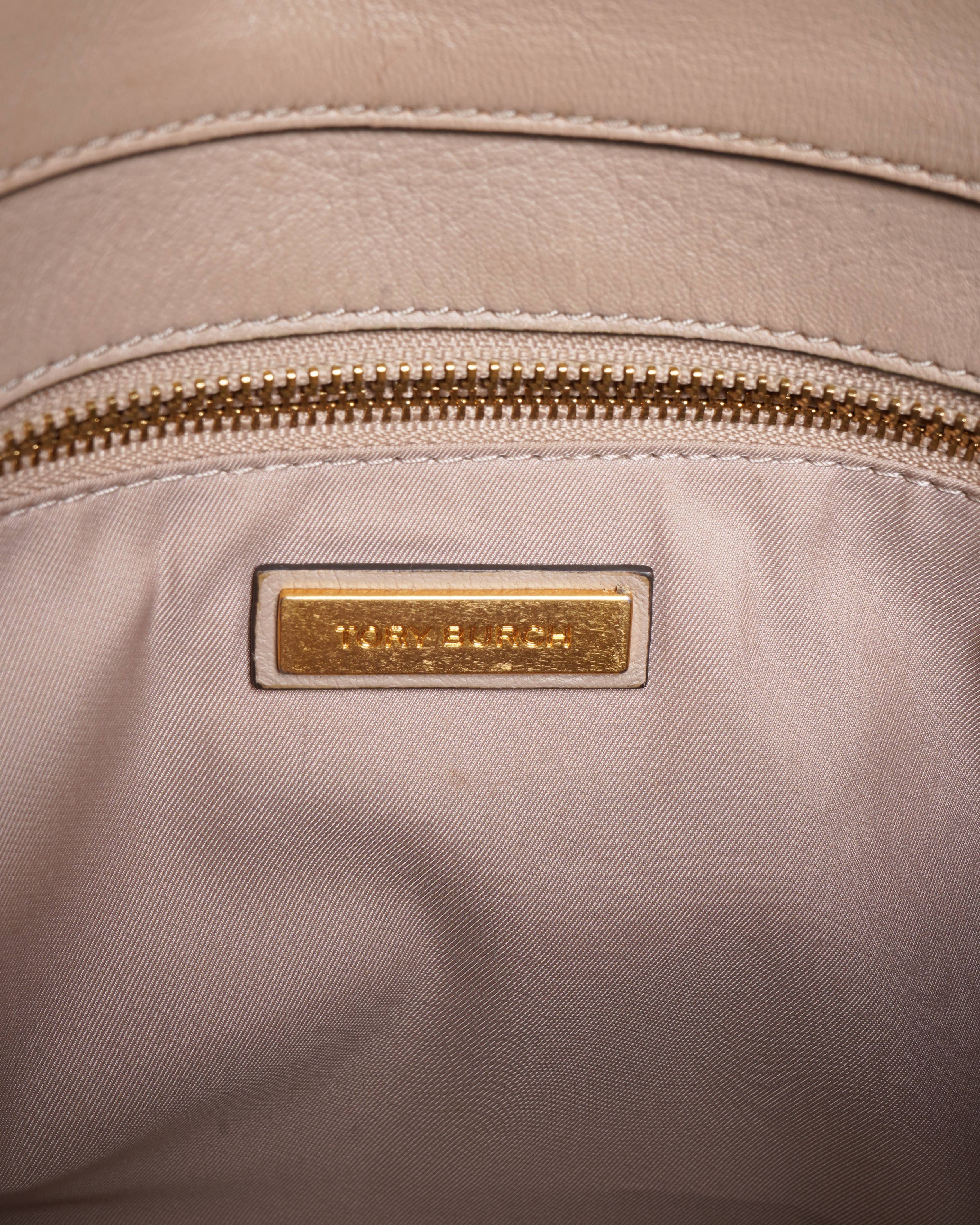 Tory burch leming leather hobo shoulder bag