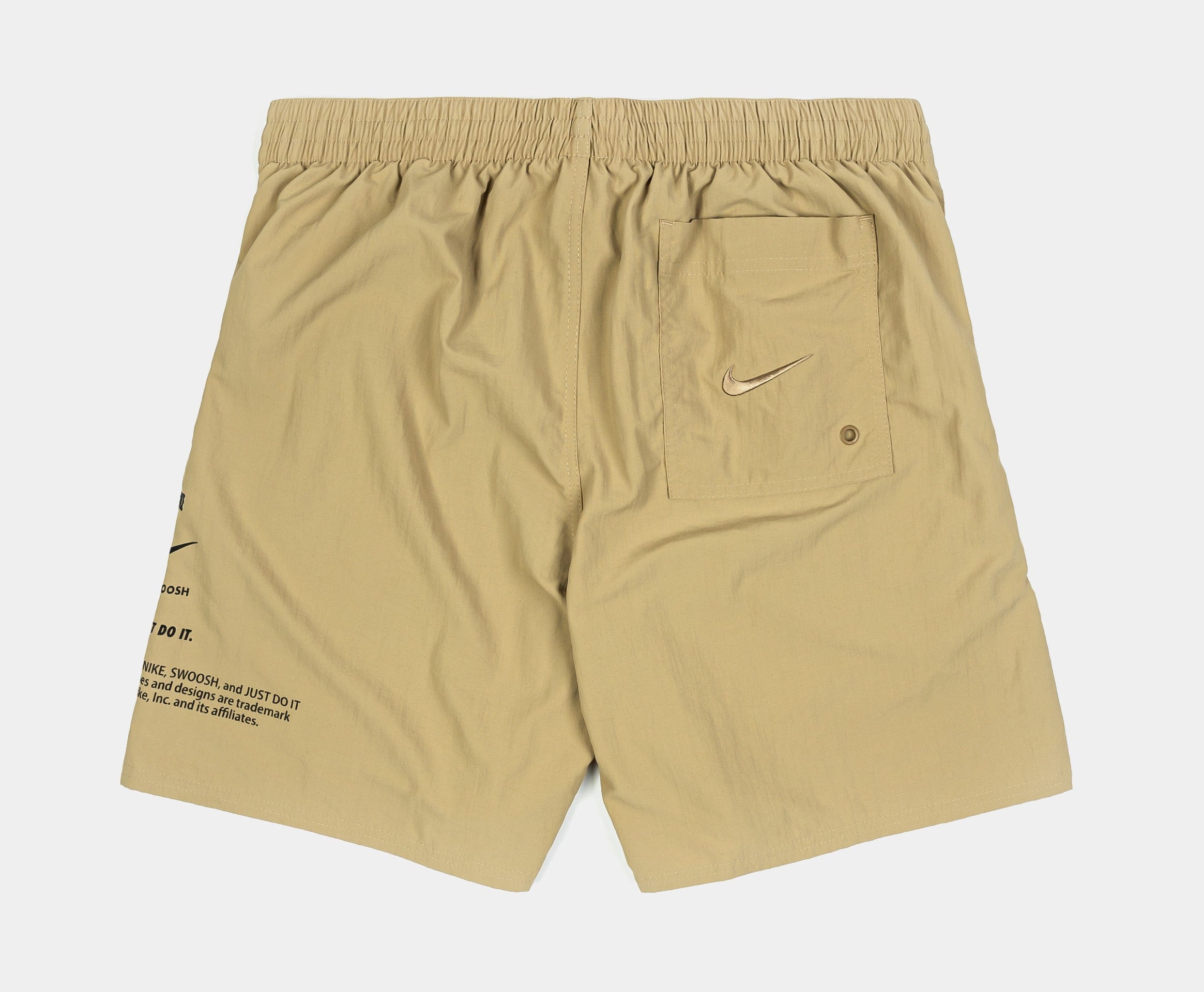 Nike Swim Breaker Fully Lined Volley 7 " Mens Shorts (Beige/White)