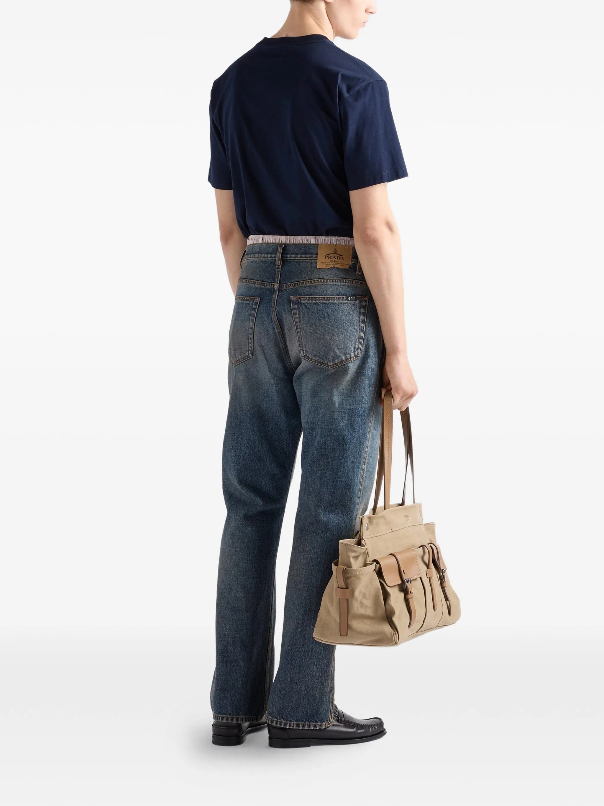 Prada embroidered - logo T - shirt