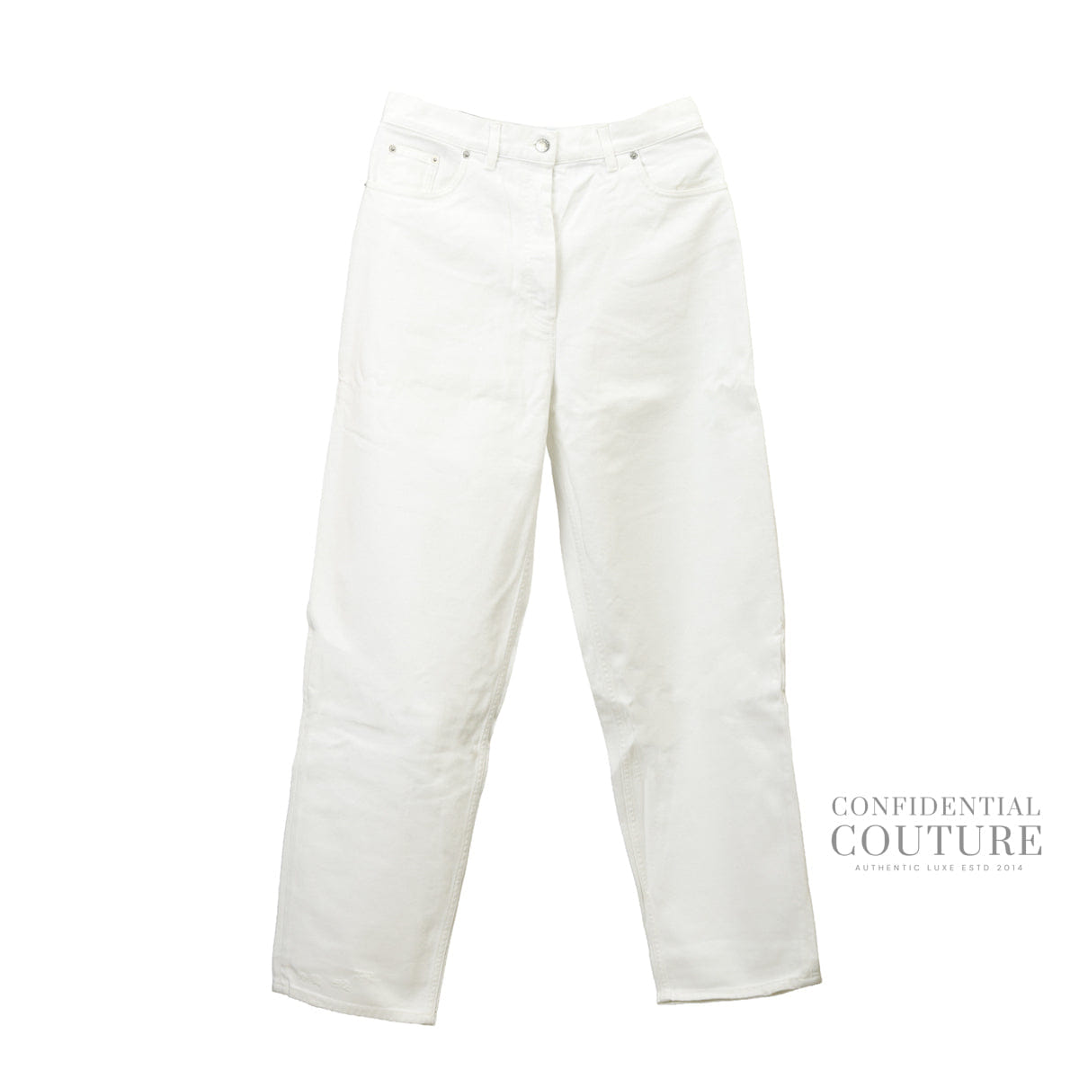 Prada White Five - Pocket Denim Jeans. Size - 29