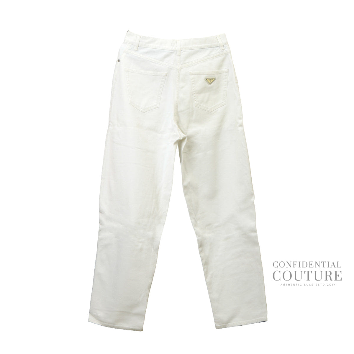 Prada White Five - Pocket Denim Jeans. Size - 29