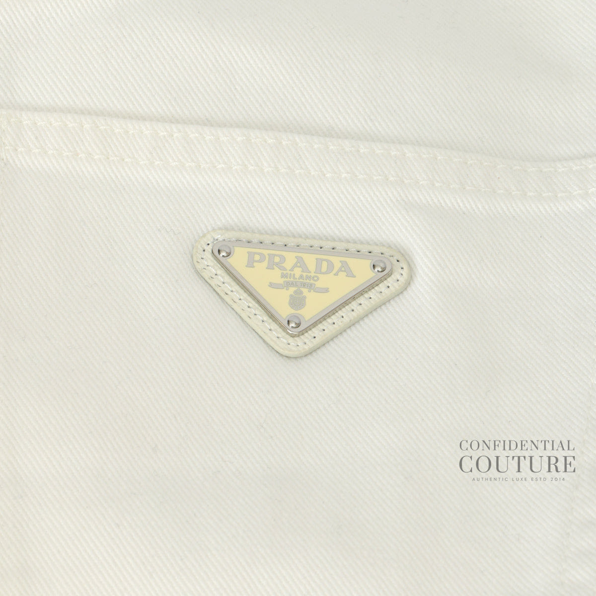 Prada White Five - Pocket Denim Jeans. Size - 29