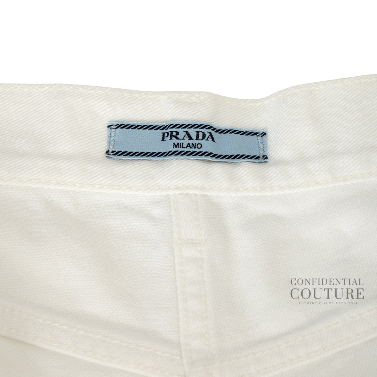 Prada White Five - Pocket Denim Jeans. Size - 29